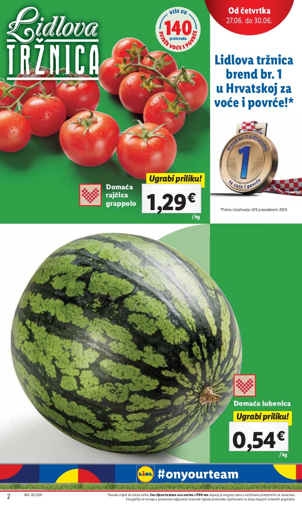 Lidl katalog Super ponuda od četvrtka 27.06.-30.06.2024.