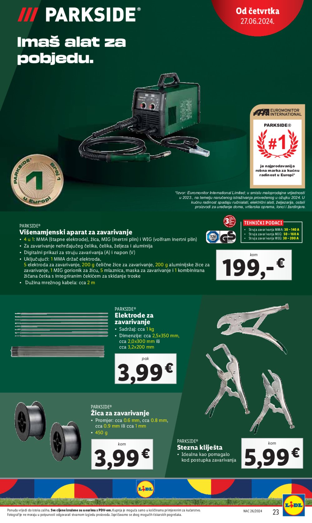 Lidl katalog Super ponuda od četvrtka 27.06.-30.06.2024.