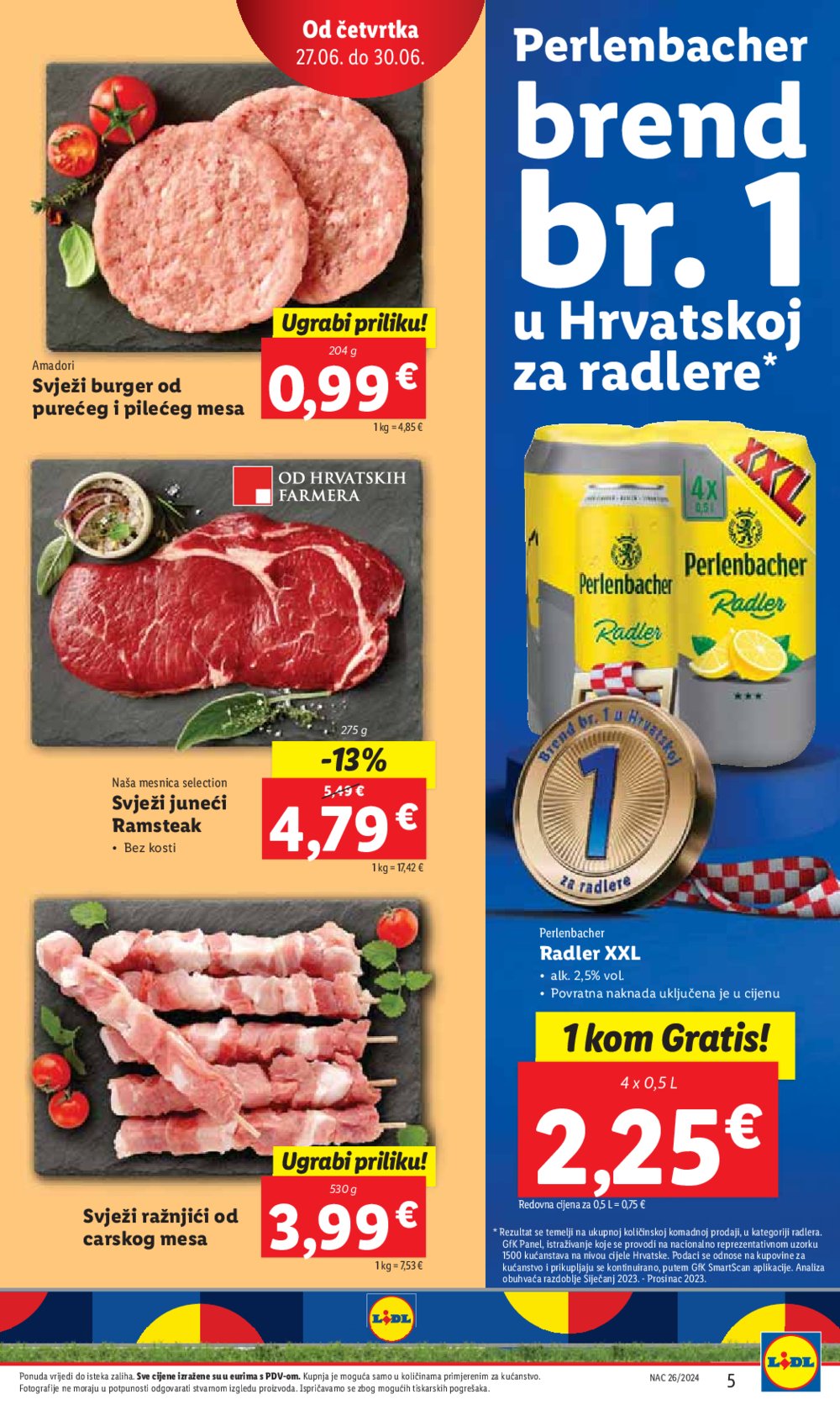 Lidl katalog Super ponuda od četvrtka 27.06.-30.06.2024.