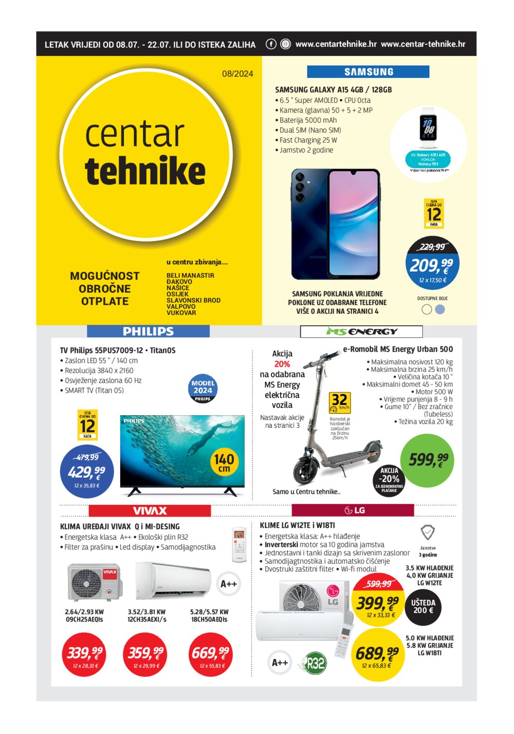 Centar tehnike katalog akcija 08.07.-22.07.2024.