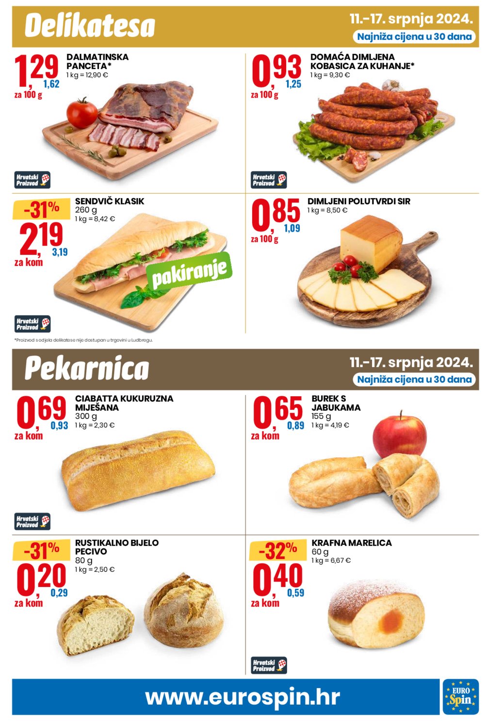 Eurospin katalog Akcija 11.07.-17.07.2024.