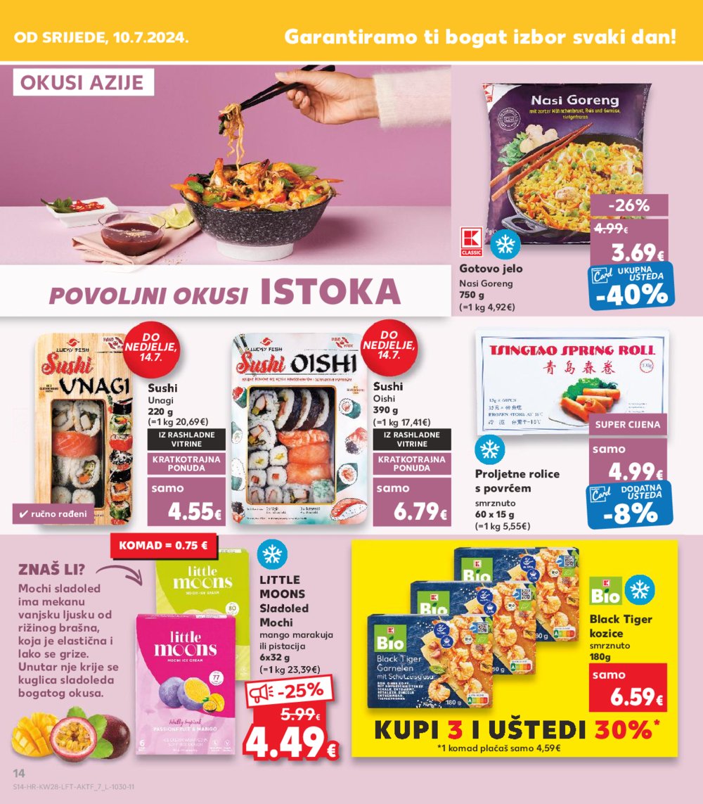 Kaufland katalog Akcija 10.07. - 16.07.2024. Vg, Ro, Ma, Vu, Ds, Po, Vo