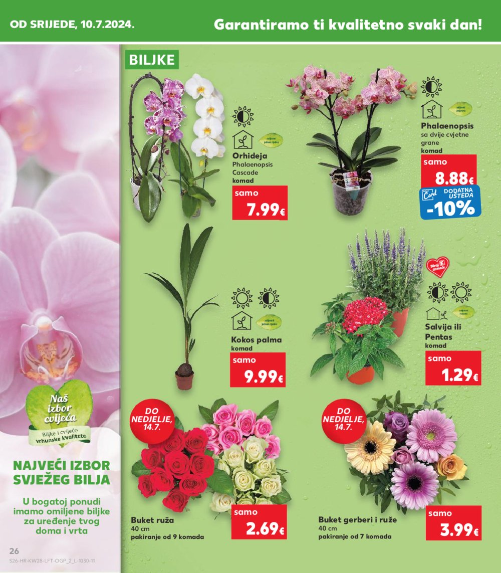 Kaufland katalog Akcija 10.07. - 16.07.2024. Vg, Ro, Ma, Vu, Ds, Po, Vo