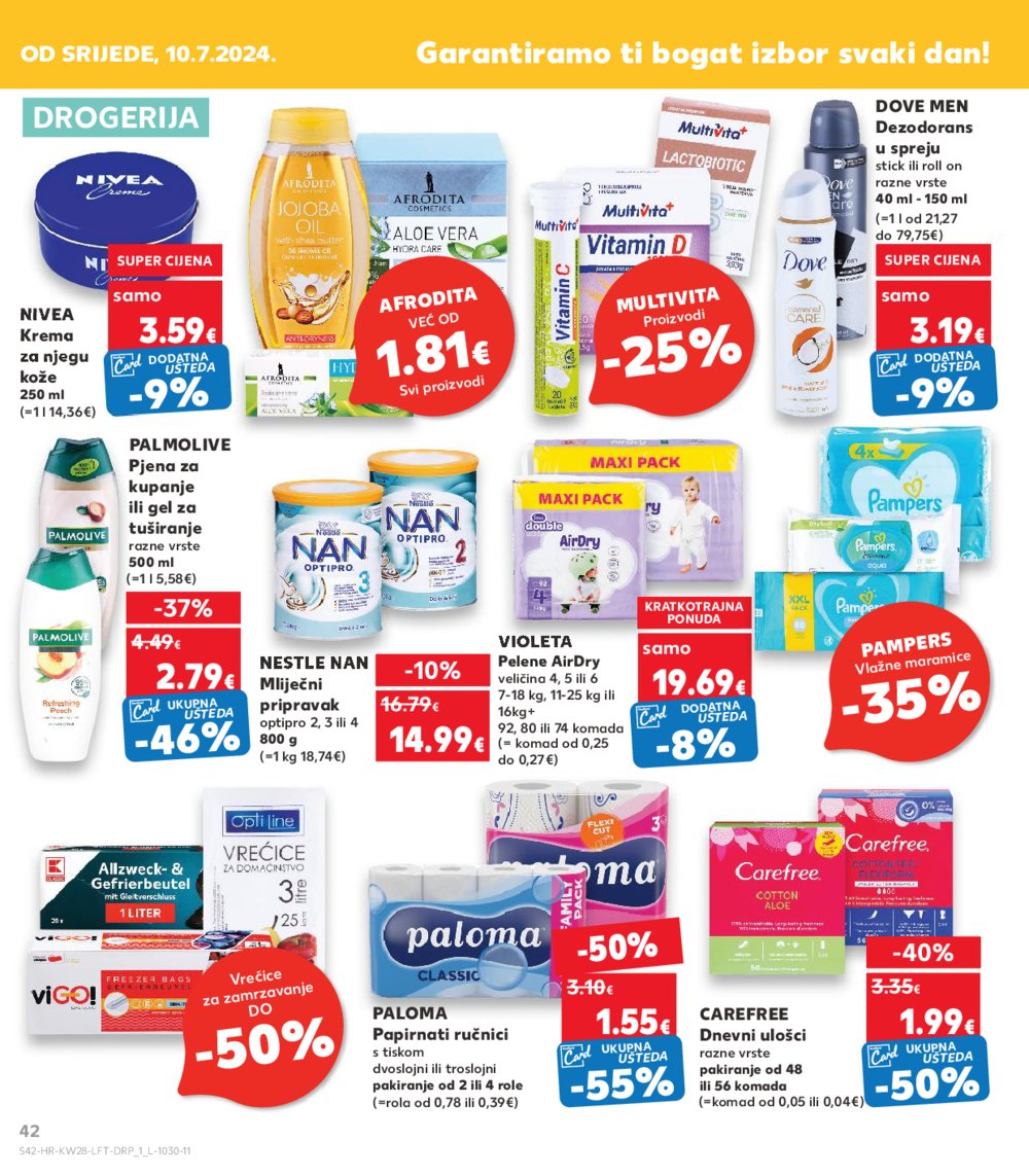 Kaufland katalog Akcija 10.07. - 16.07.2024. Vg, Ro, Ma, Vu, Ds, Po, Vo