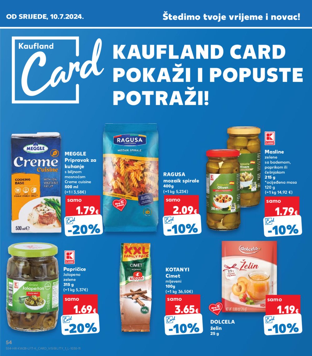 Kaufland katalog Akcija 10.07. - 16.07.2024. Vg, Ro, Ma, Vu, Ds, Po, Vo