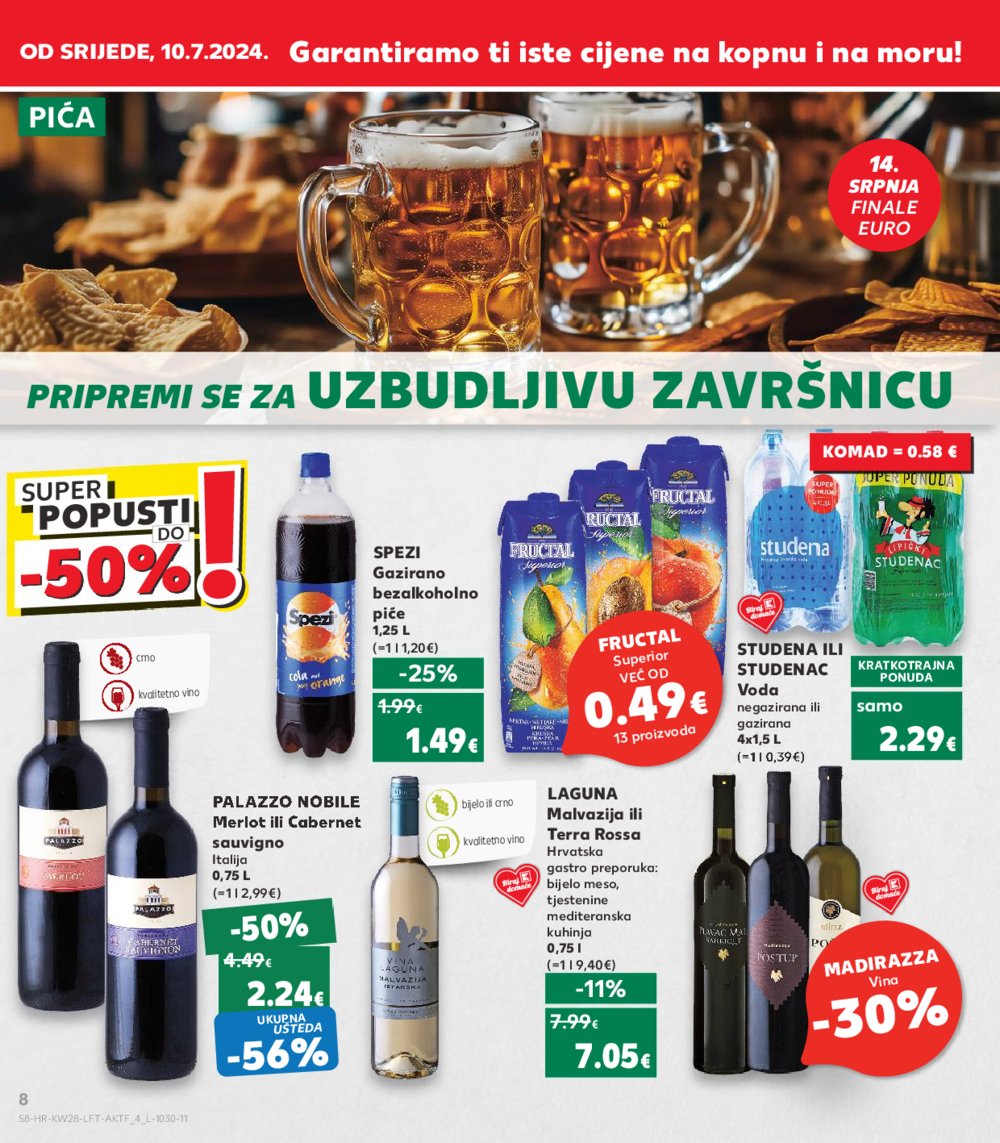 Kaufland katalog Akcija 10.07. - 16.07.2024. Vg, Ro, Ma, Vu, Ds, Po, Vo