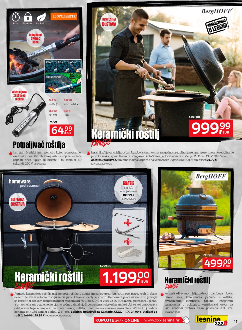 Lesnina katalog Ljetne roštiljade 01.07.-30.09.2024.