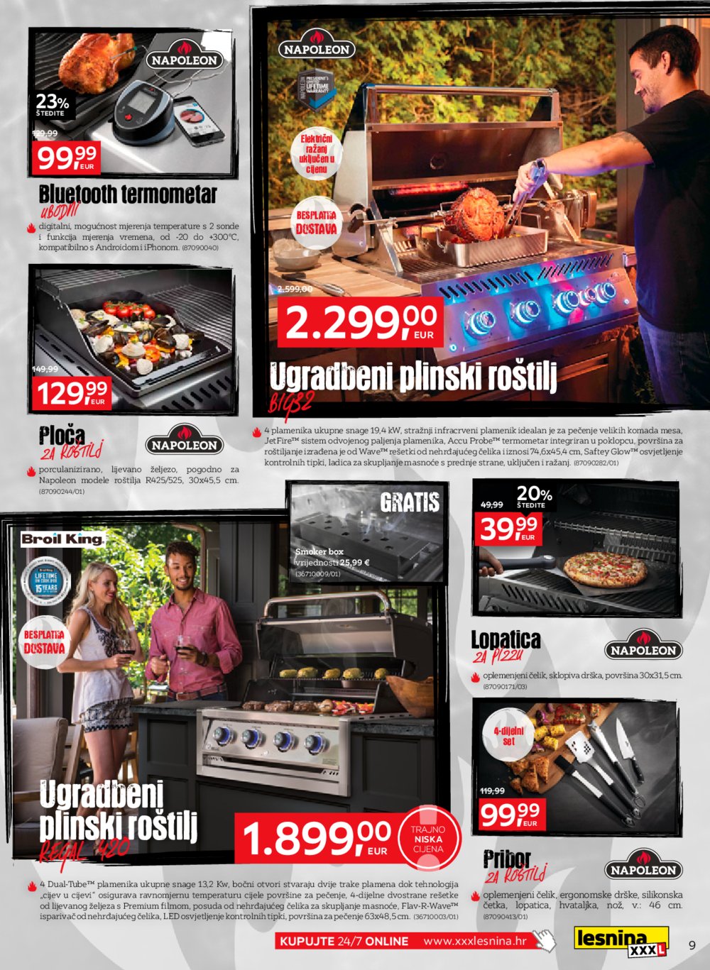 Lesnina katalog Ljetne roštiljade 01.07.-30.09.2024.