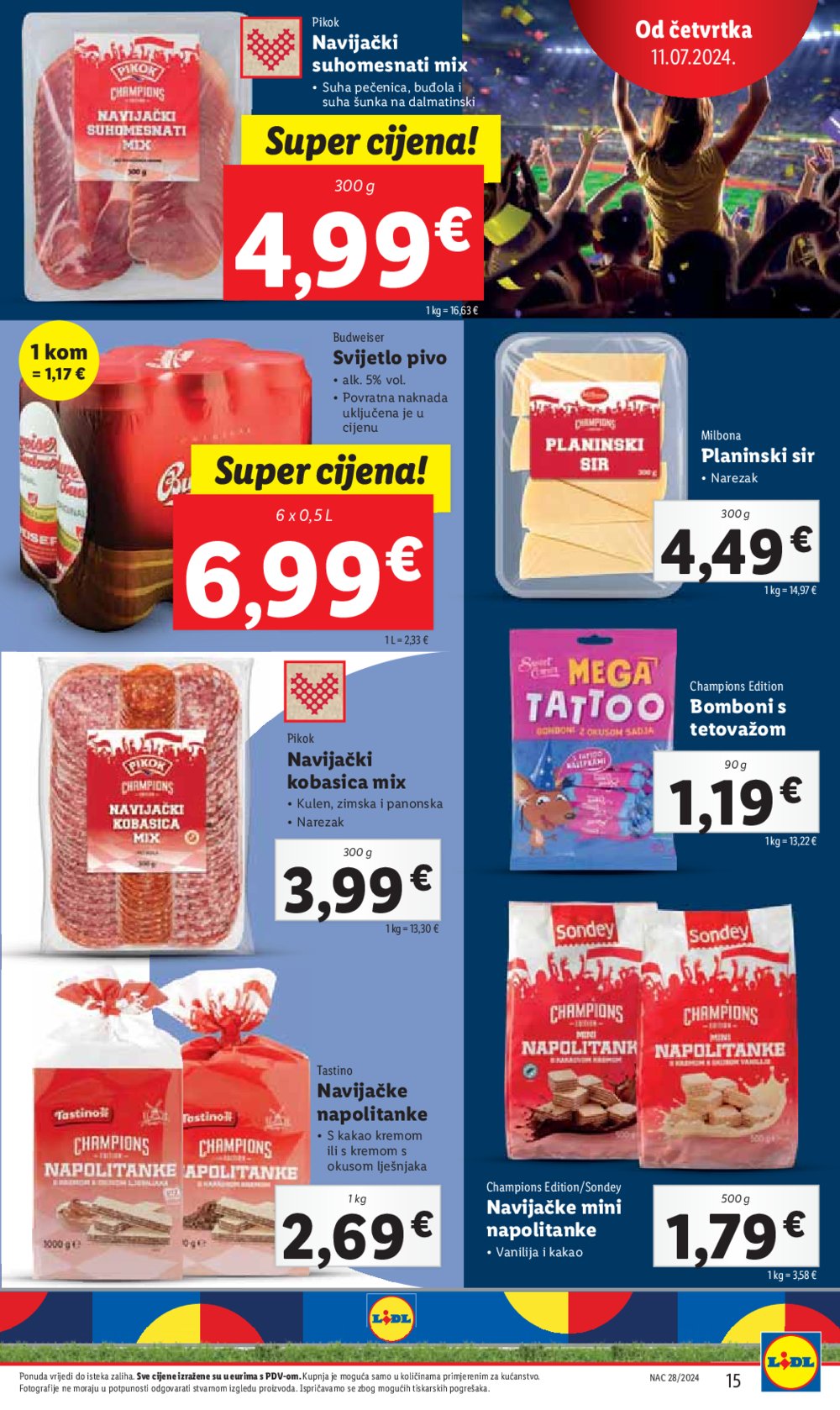 Lidl katalog Super ponuda od četvrtka 11.07. - 14.07.2024