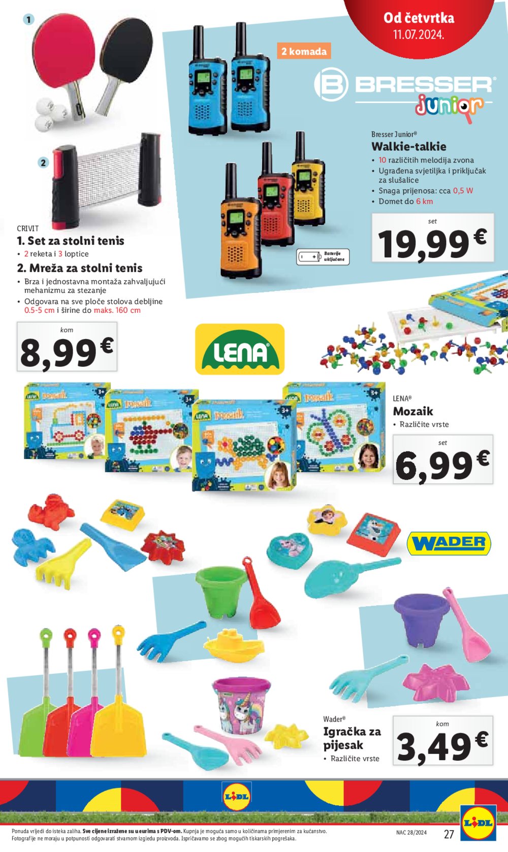 Lidl katalog Super ponuda od četvrtka 11.07. - 14.07.2024