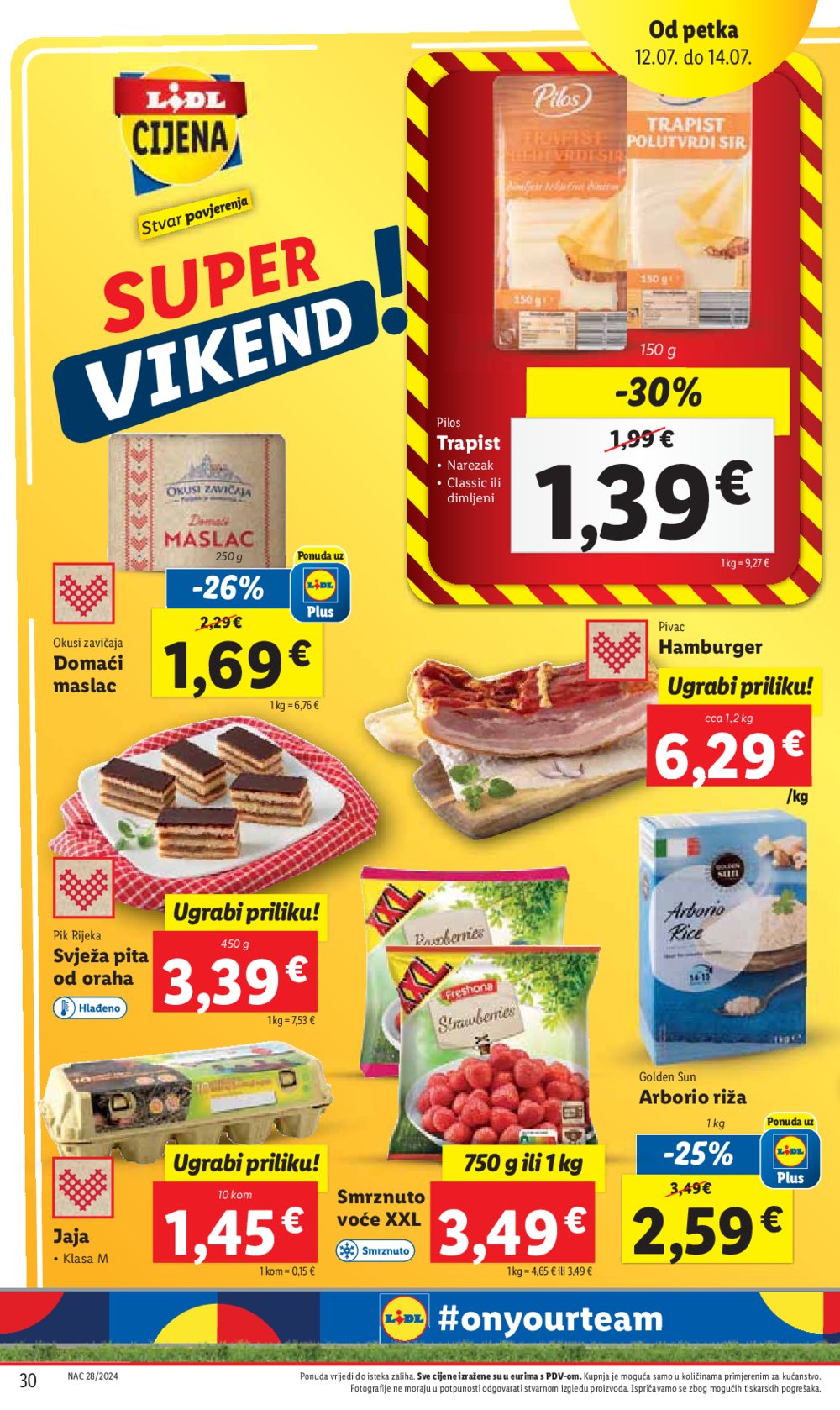 Lidl katalog Super ponuda od četvrtka 11.07. - 14.07.2024