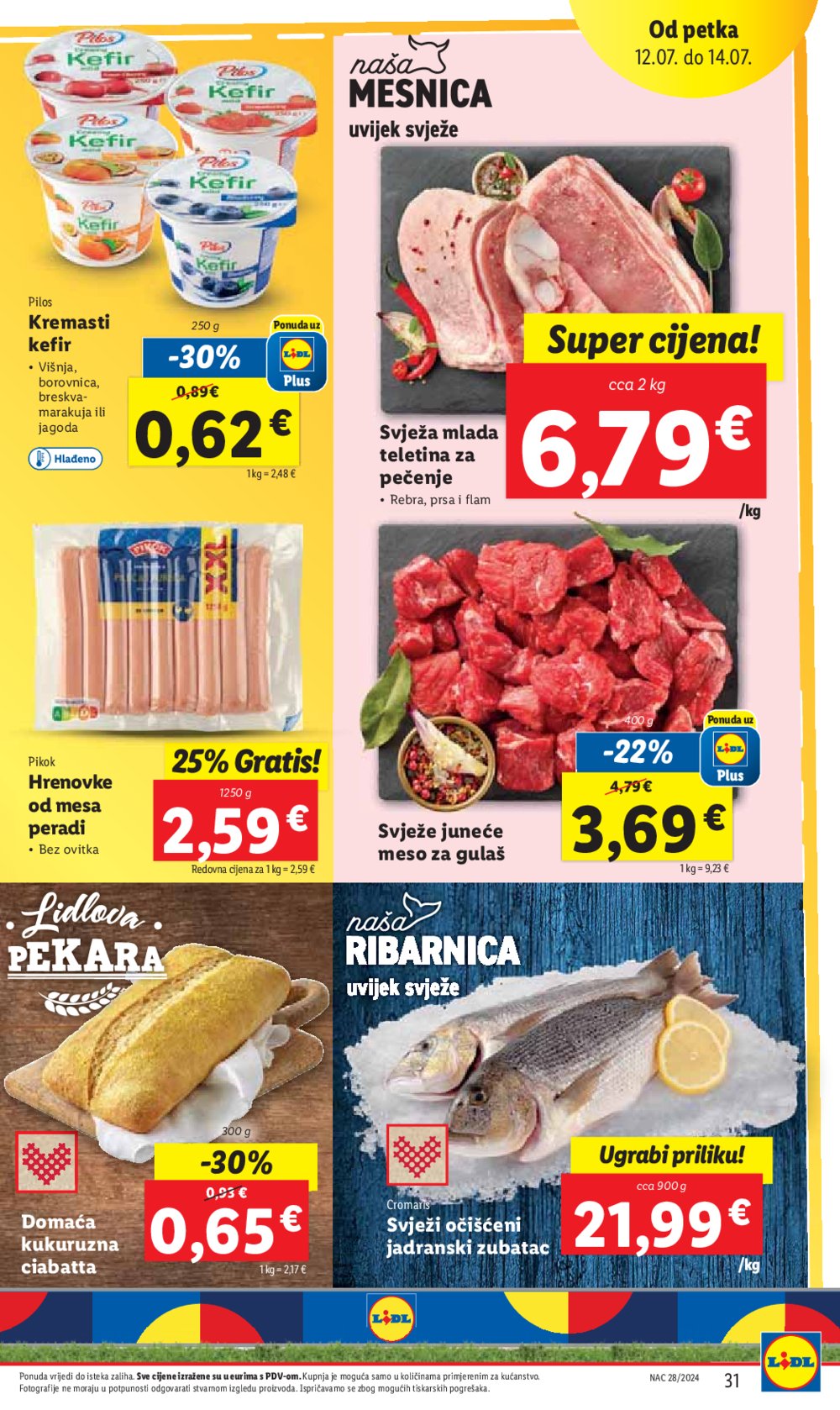 Lidl katalog Super ponuda od četvrtka 11.07. - 14.07.2024