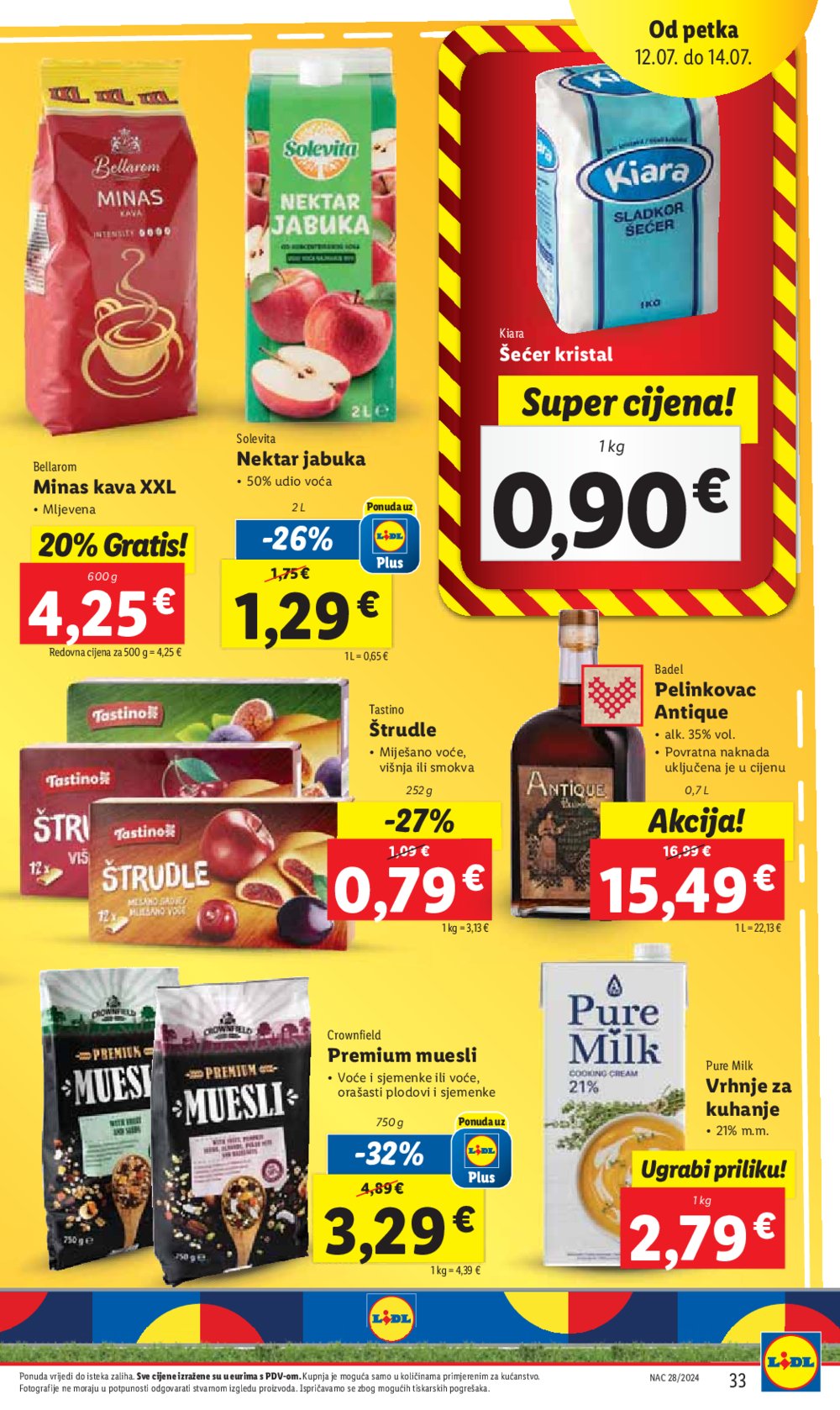 Lidl katalog Super ponuda od četvrtka 11.07. - 14.07.2024