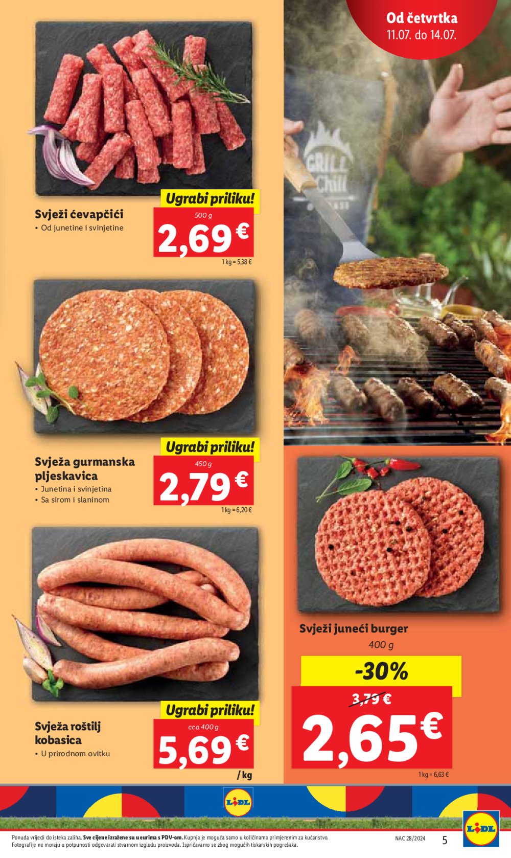 Lidl katalog Super ponuda od četvrtka 11.07. - 14.07.2024