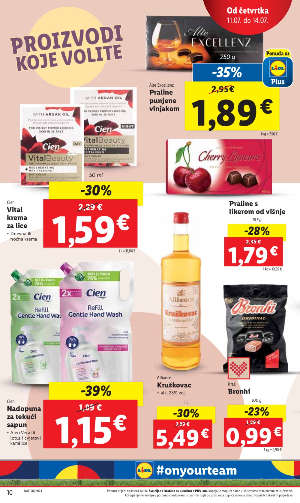 Lidl katalog Super ponuda od četvrtka 11.07. - 14.07.2024