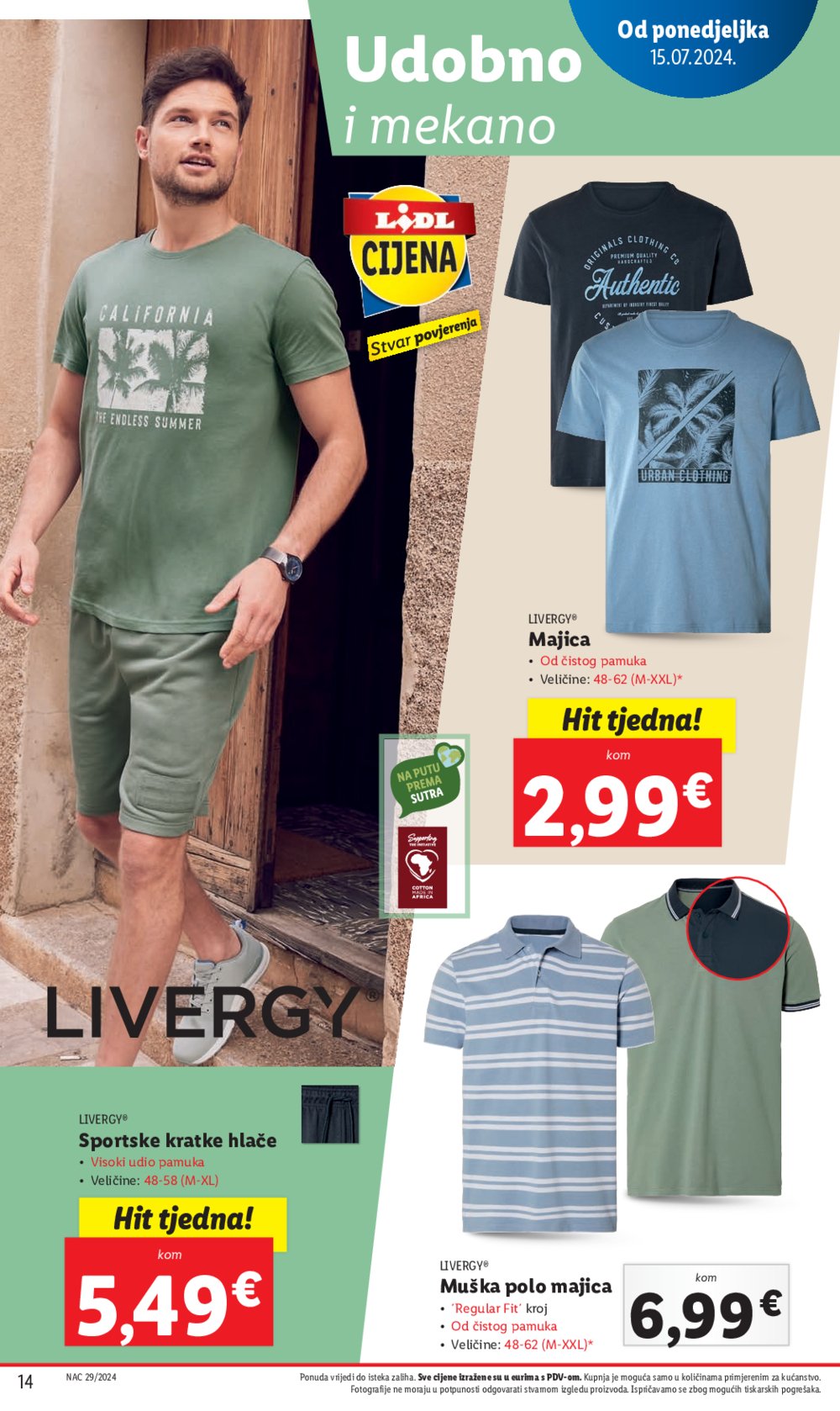 Lidl katalog Super ponuda od ponedjeljka 15.07. - 21.07.2024.