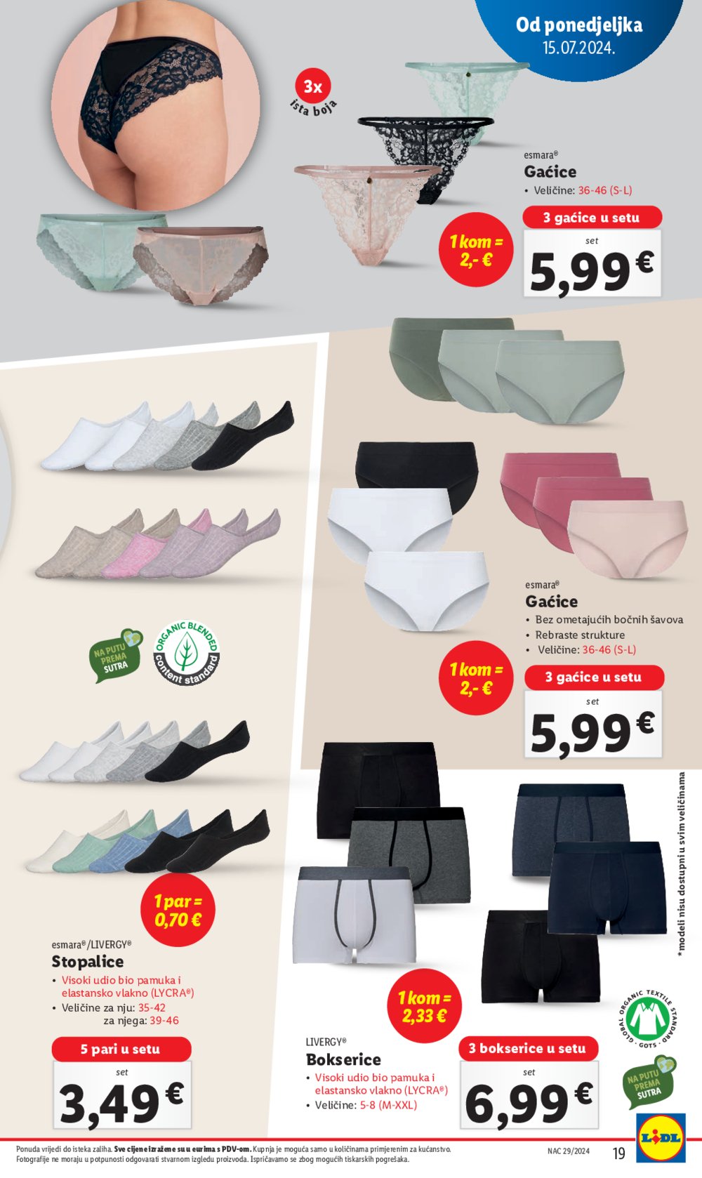 Lidl katalog Super ponuda od ponedjeljka 15.07. - 21.07.2024.