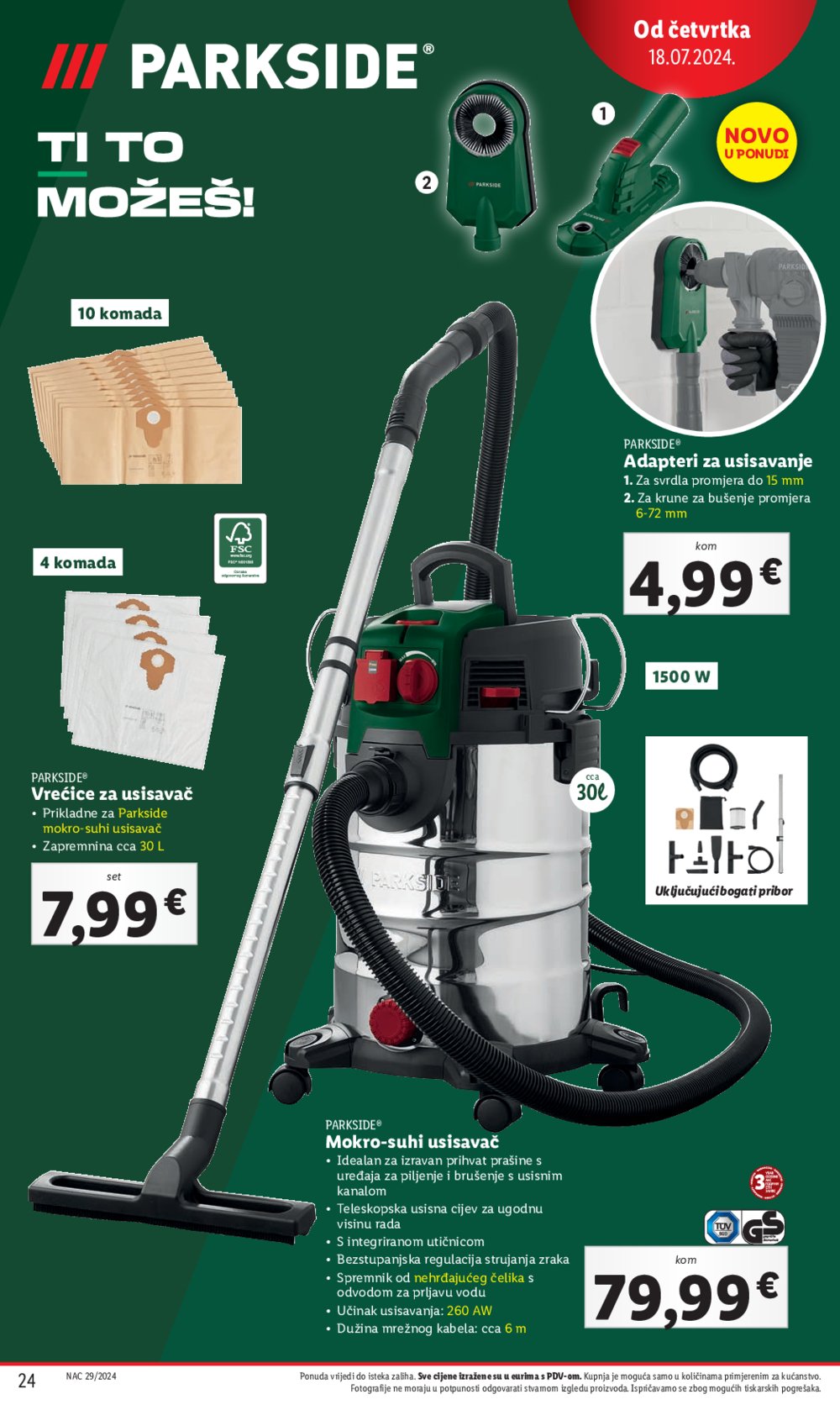 Lidl katalog Super ponuda od ponedjeljka 15.07. - 21.07.2024.