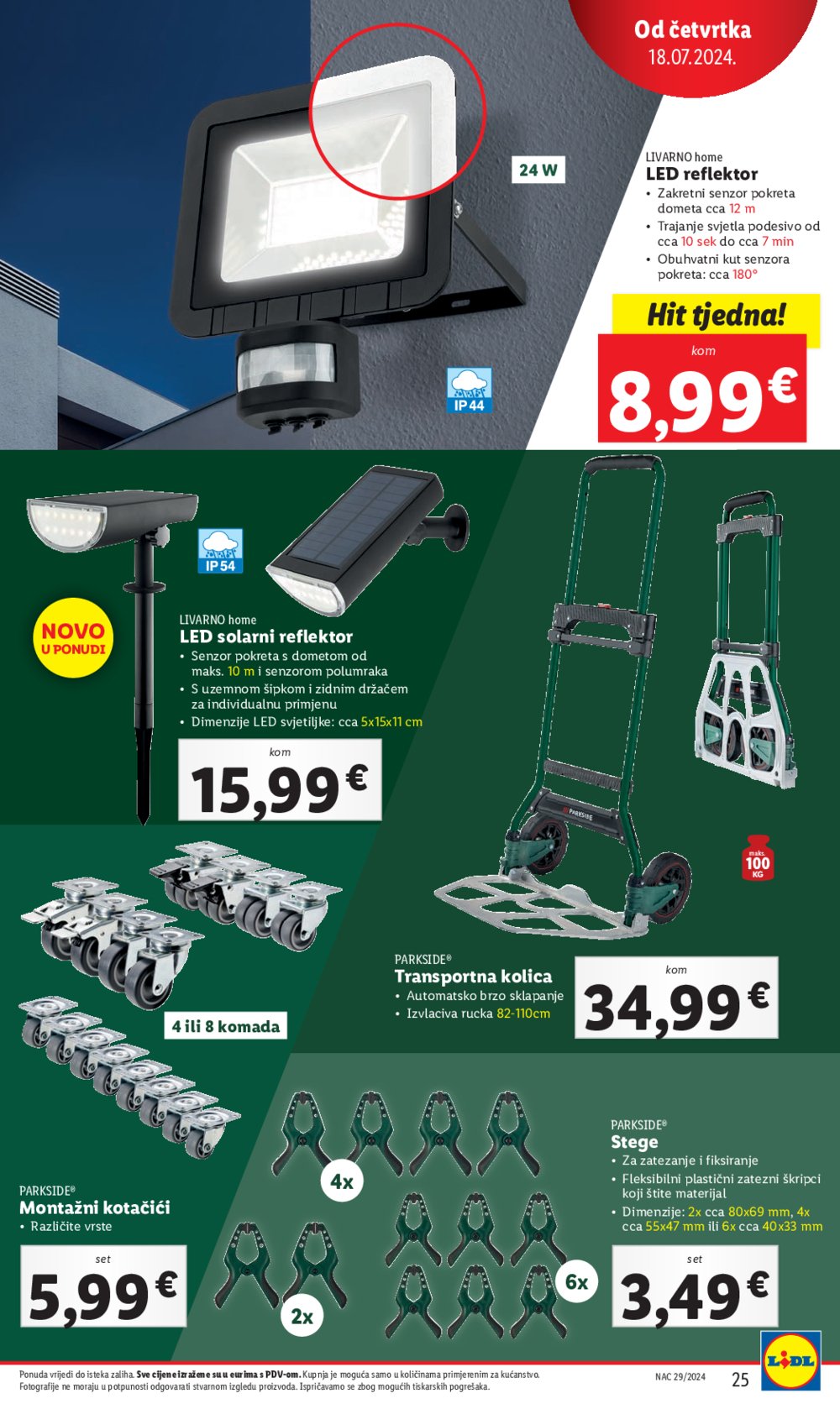 Lidl katalog Super ponuda od ponedjeljka 15.07. - 21.07.2024.