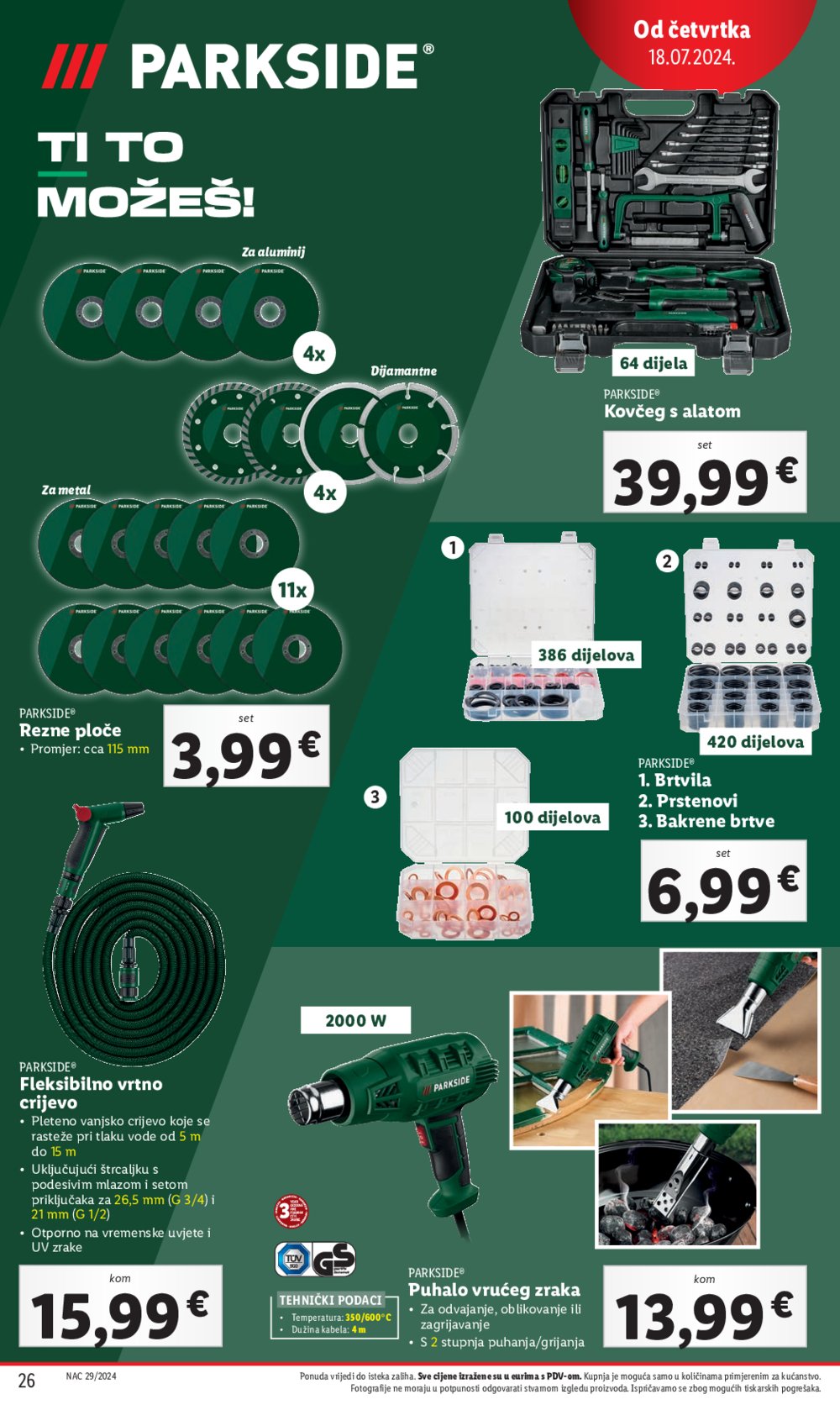 Lidl katalog Super ponuda od ponedjeljka 15.07. - 21.07.2024.