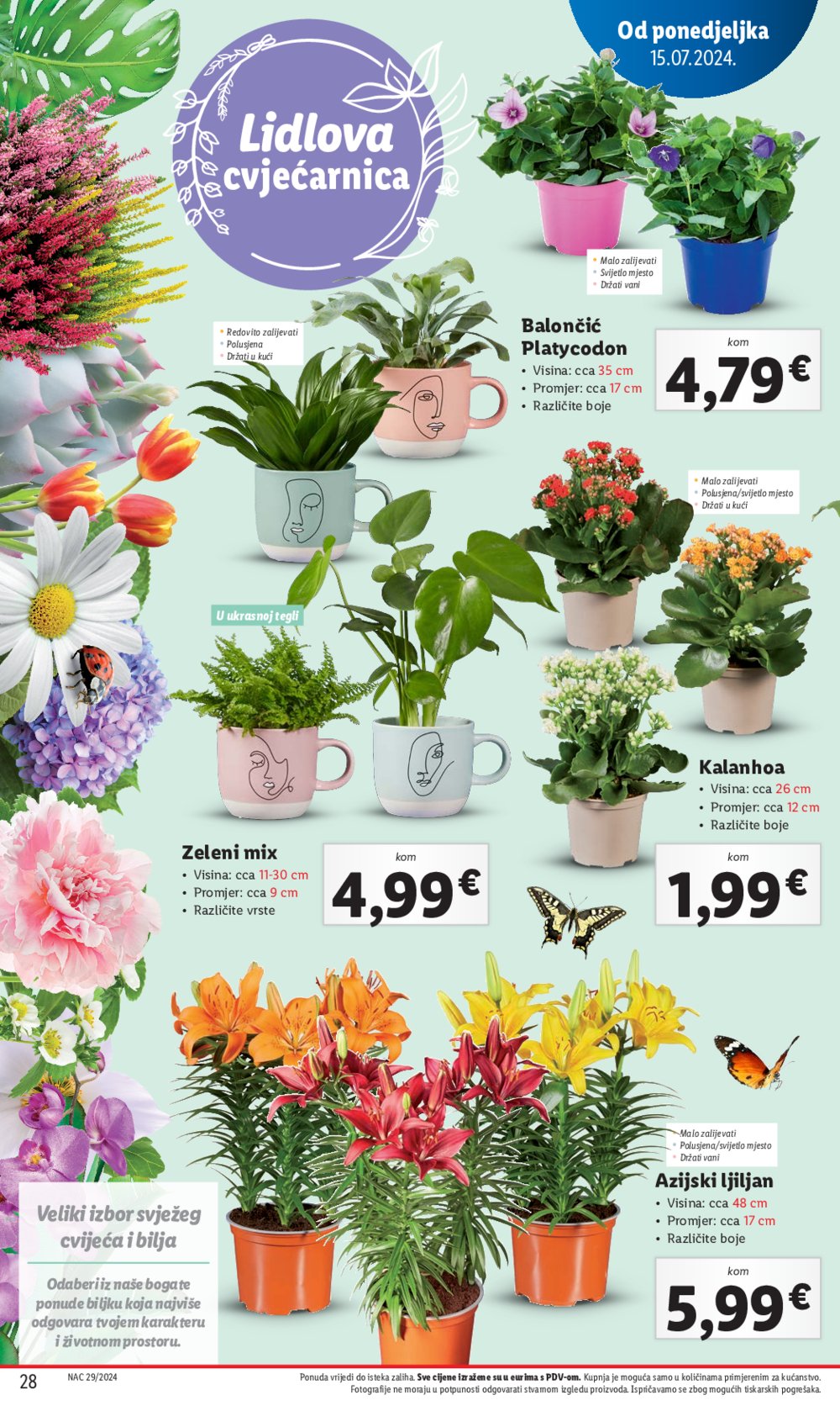 Lidl katalog Super ponuda od ponedjeljka 15.07. - 21.07.2024.