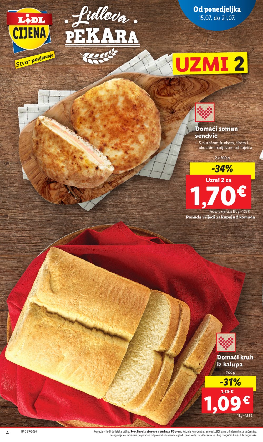 Lidl katalog Super ponuda od ponedjeljka 15.07. - 21.07.2024.