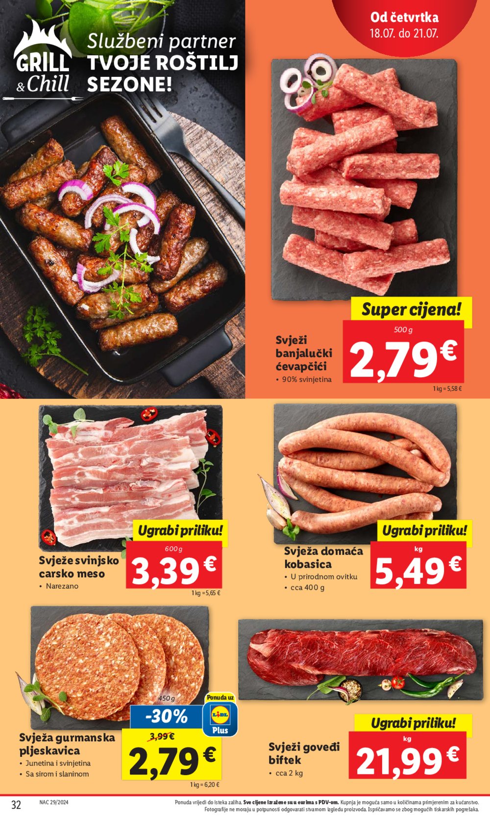 Lidl katalog Super ponuda od ponedjeljka 15.07. - 21.07.2024.