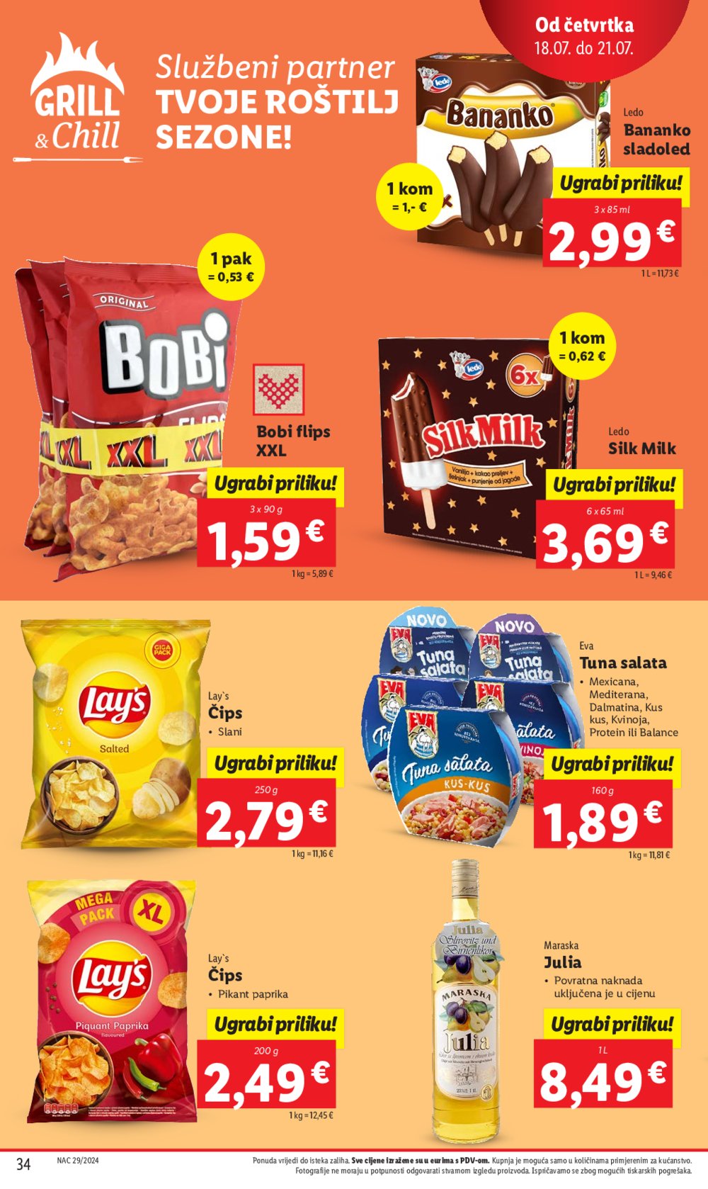 Lidl katalog Super ponuda od ponedjeljka 15.07. - 21.07.2024.