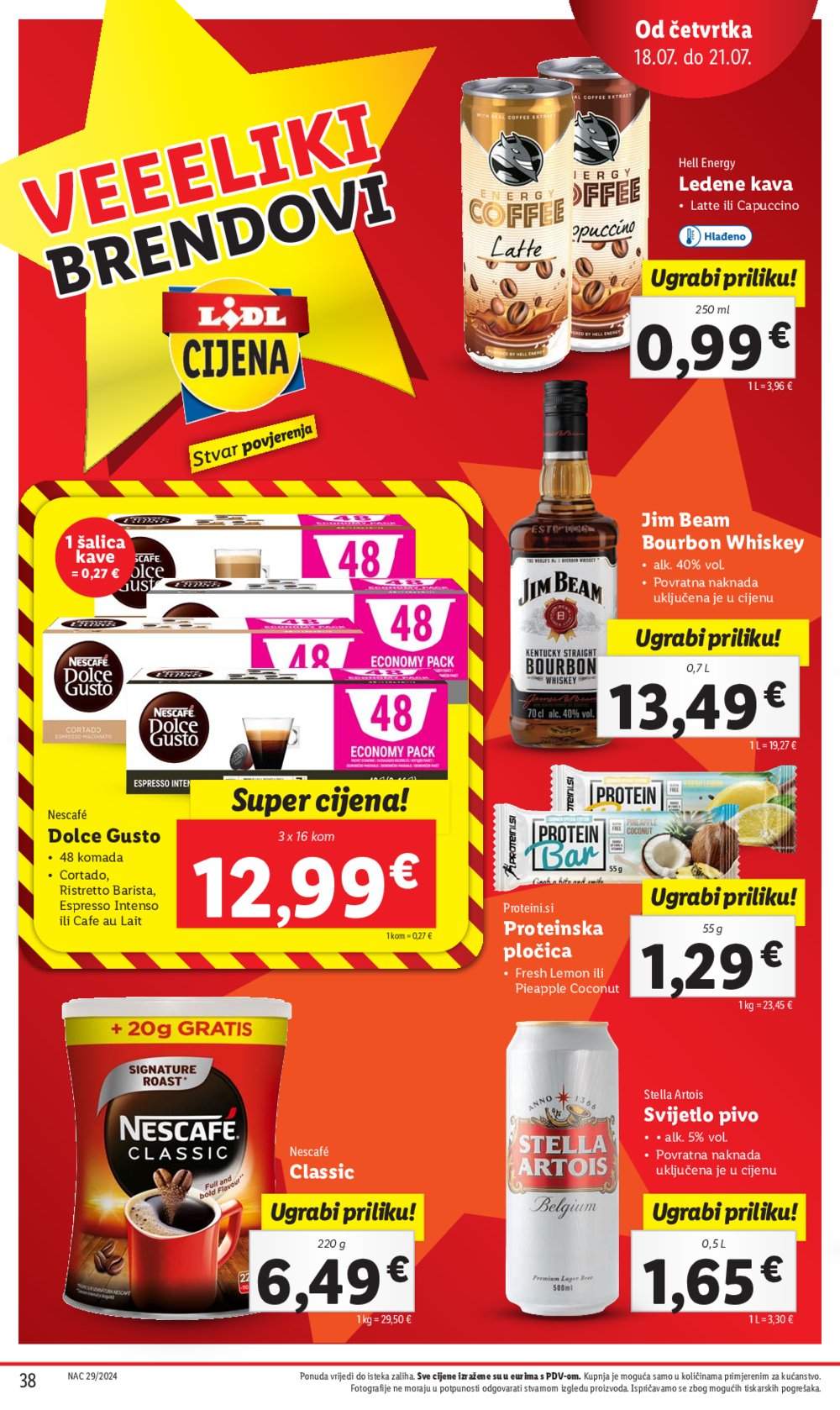 Lidl katalog Super ponuda od ponedjeljka 15.07. - 21.07.2024.