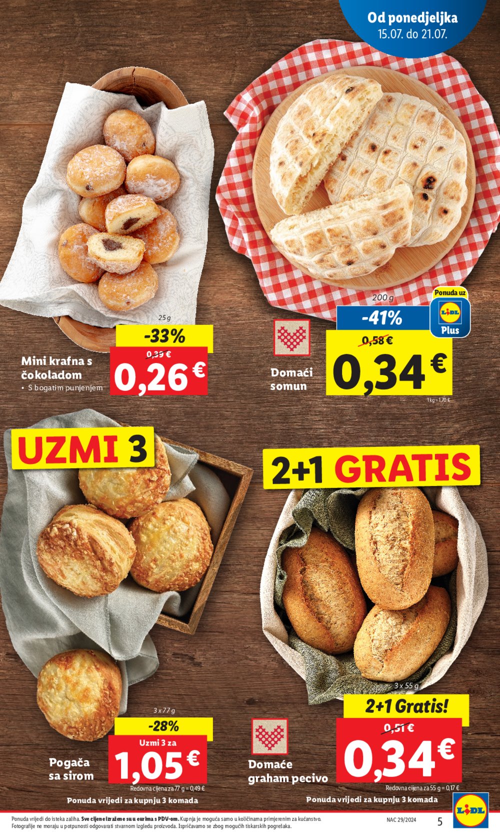 Lidl katalog Super ponuda od ponedjeljka 15.07. - 21.07.2024.