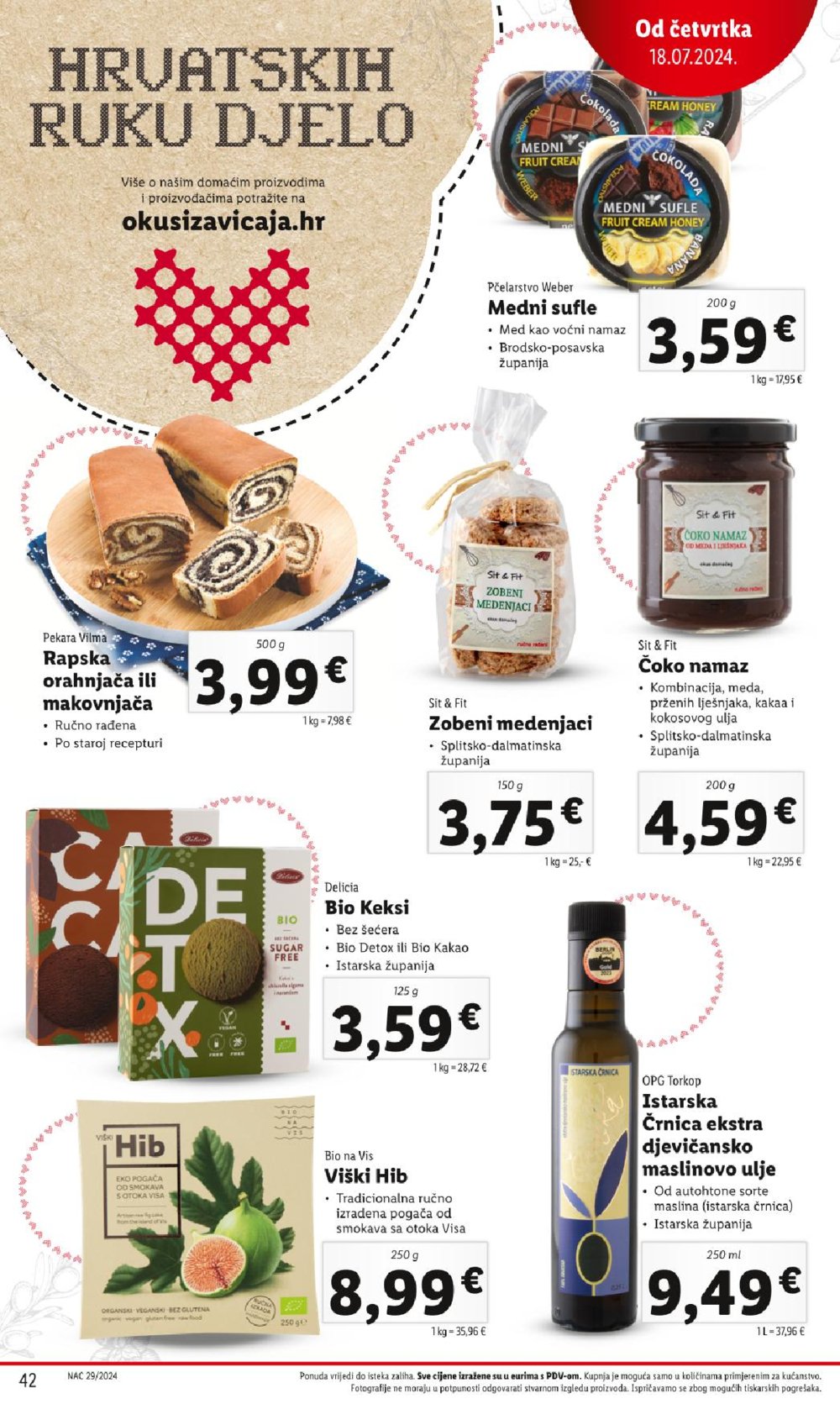 Lidl katalog Super ponuda od ponedjeljka 15.07. - 21.07.2024.