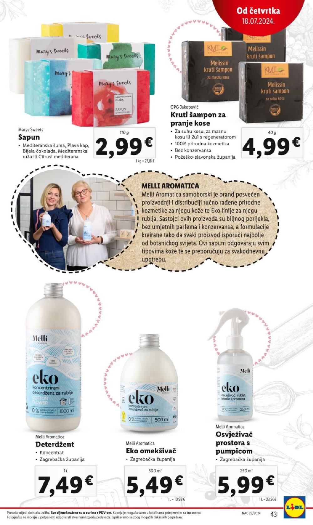 Lidl katalog Super ponuda od ponedjeljka 15.07. - 21.07.2024.