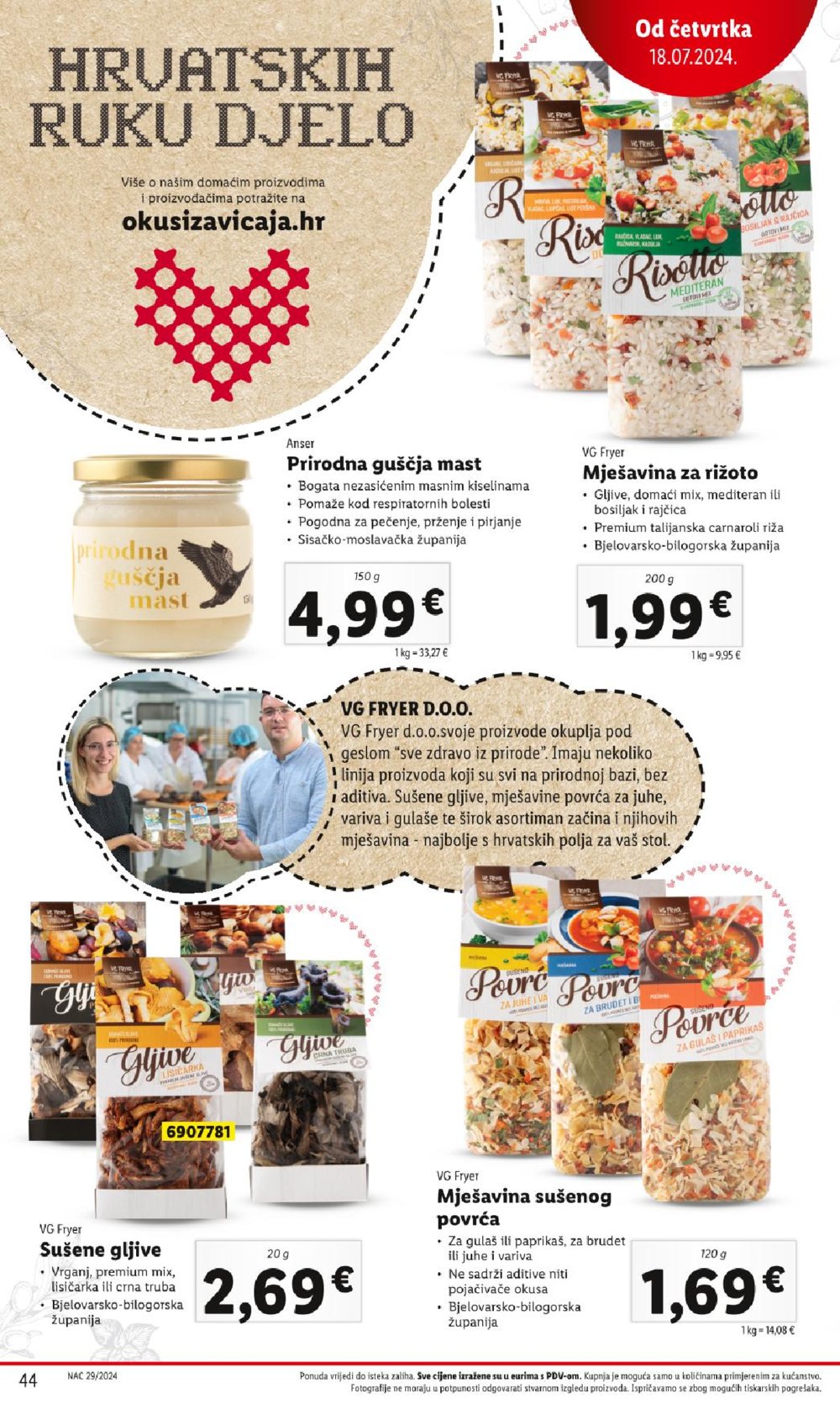 Lidl katalog Super ponuda od ponedjeljka 15.07. - 21.07.2024.