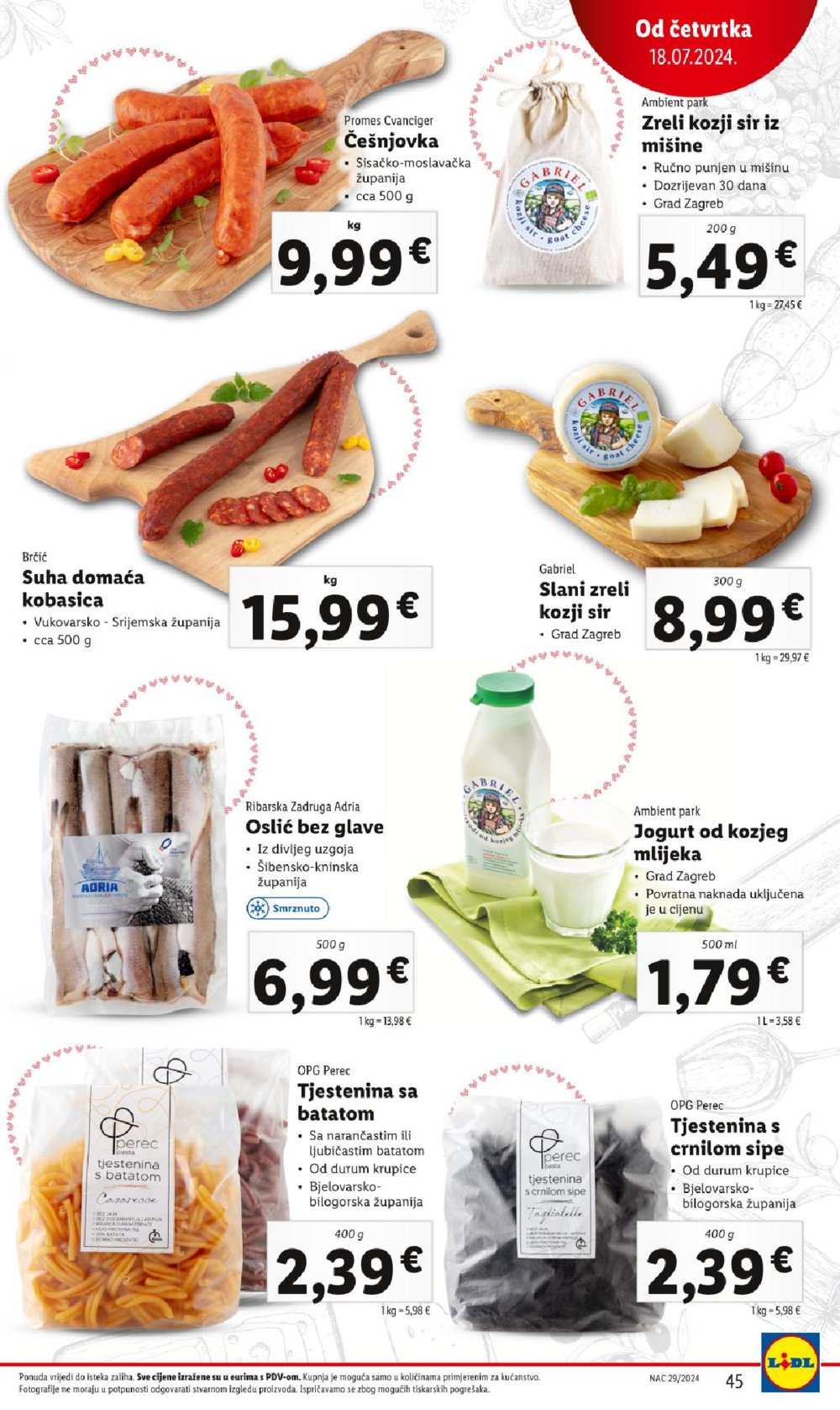 Lidl katalog Super ponuda od ponedjeljka 15.07. - 21.07.2024.