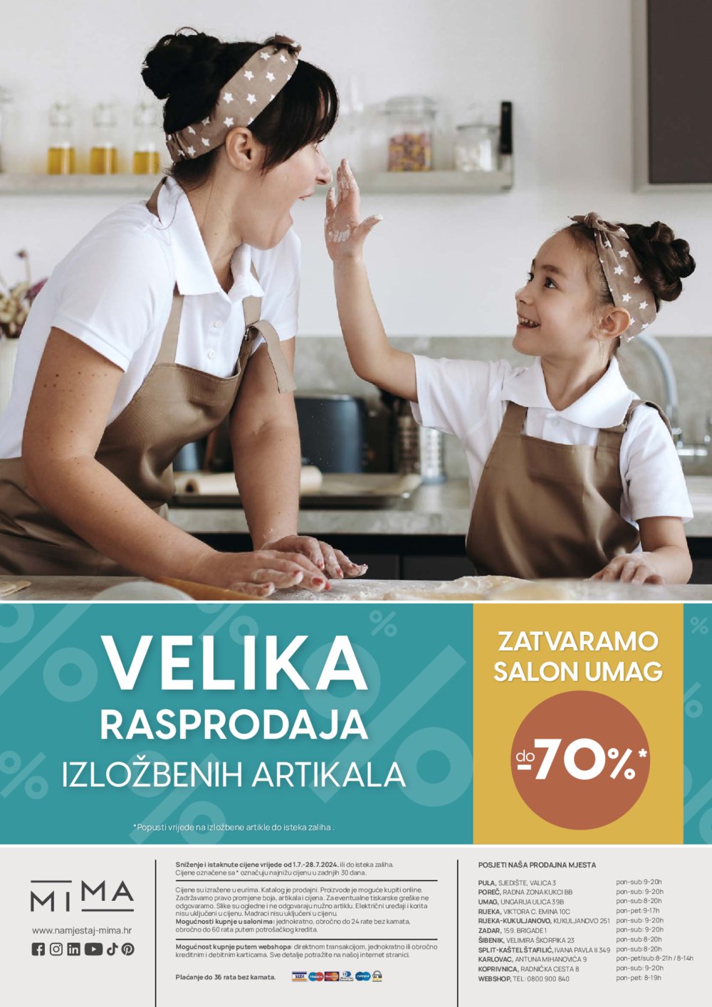 Namještaj Mima katalog Velika ljetna rasprodaja 01.07.-28.07.2024.