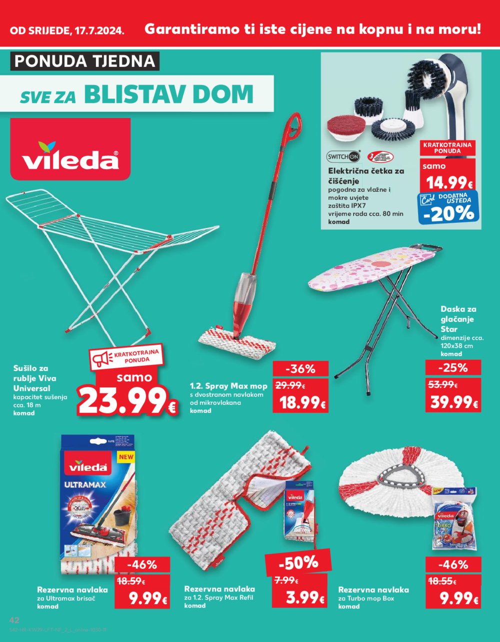 Kaufland katalog Akcija 17.07.-23.07.2024. Zadar, Šibenik, Pula, Umag, Biograd na moru, Trogir