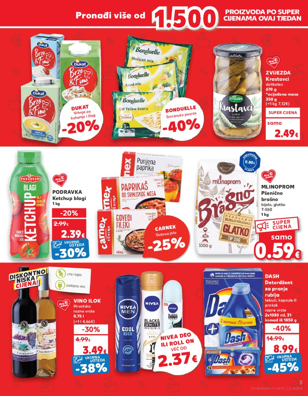 Kaufland katalog Akcija 17.07.-23.07.2024. Zadar, Šibenik, Pula, Umag, Biograd na moru, Trogir