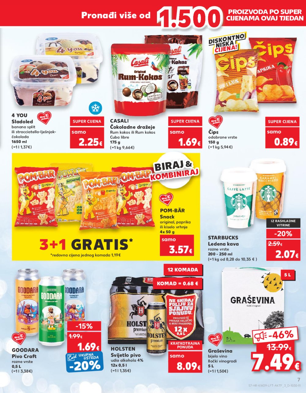 Kaufland katalog Akcija 17.07.-23.07.2024. Zadar, Šibenik, Pula, Umag, Biograd na moru, Trogir