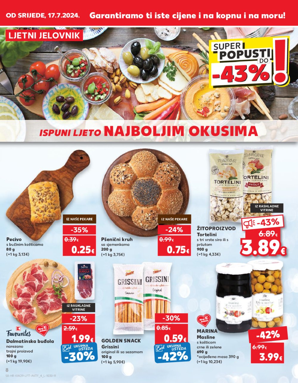 Kaufland katalog Akcija 17.07.-23.07.2024. Zadar, Šibenik, Pula, Umag, Biograd na moru, Trogir