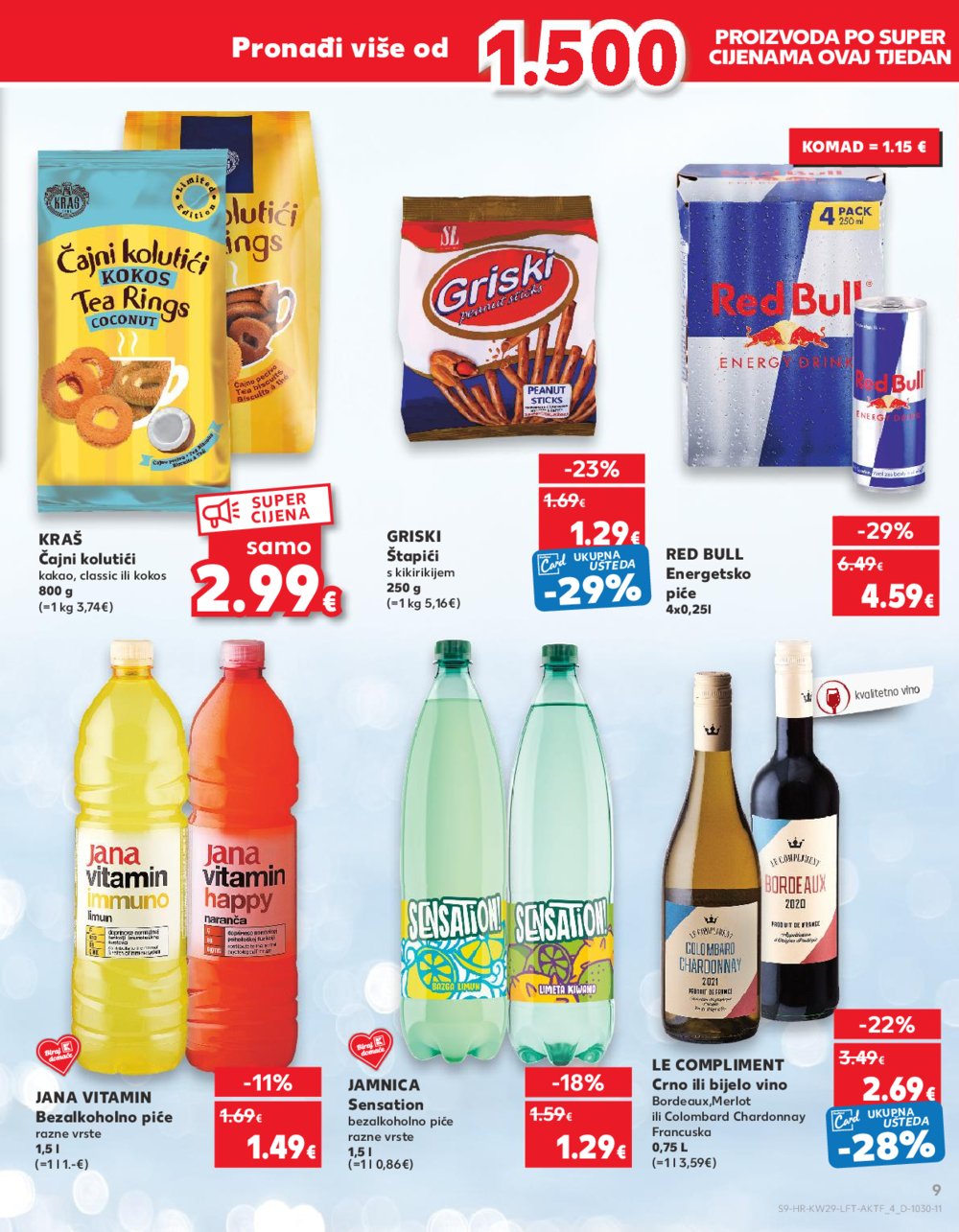 Kaufland katalog Akcija 17.07.-23.07.2024. Zadar, Šibenik, Pula, Umag, Biograd na moru, Trogir