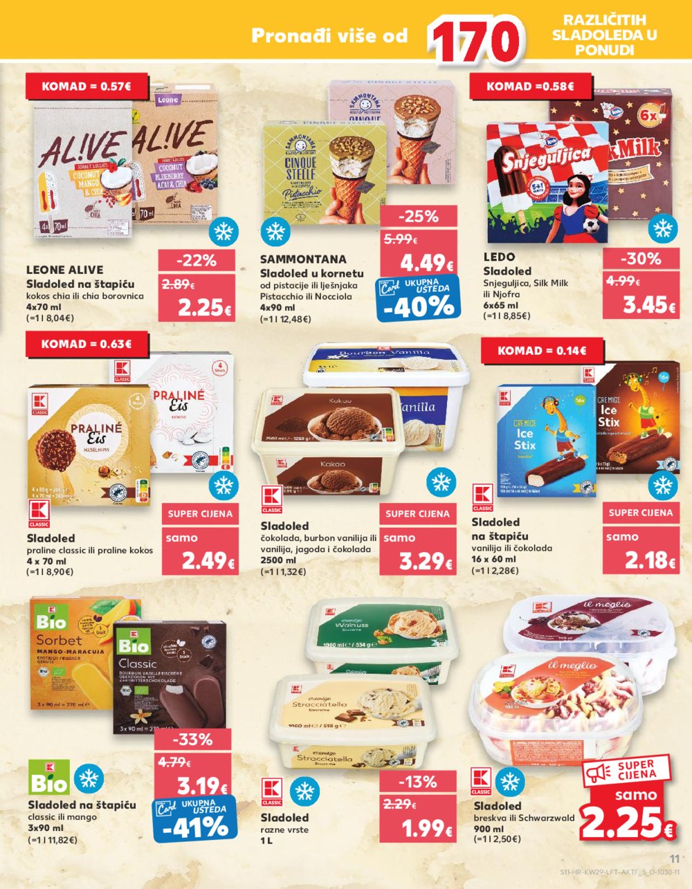 Kaufland katalog Akcija 17.07.-23.07.2024. Zadar, Šibenik, Pula, Umag, Biograd na moru, Trogir