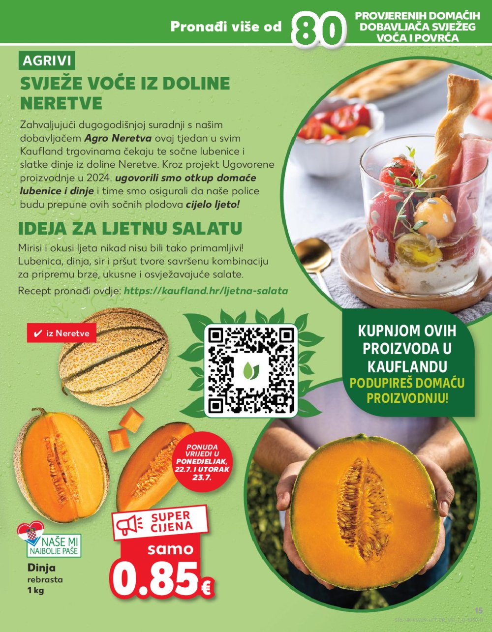 Kaufland katalog Akcija 17.07.-23.07.2024. Zadar, Šibenik, Pula, Umag, Biograd na moru, Trogir