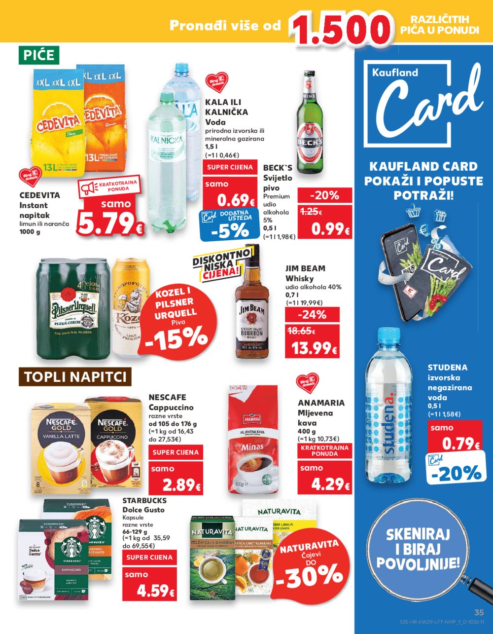 Kaufland katalog Akcija 17.07.-23.07.2024. Zadar, Šibenik, Pula, Umag, Biograd na moru, Trogir