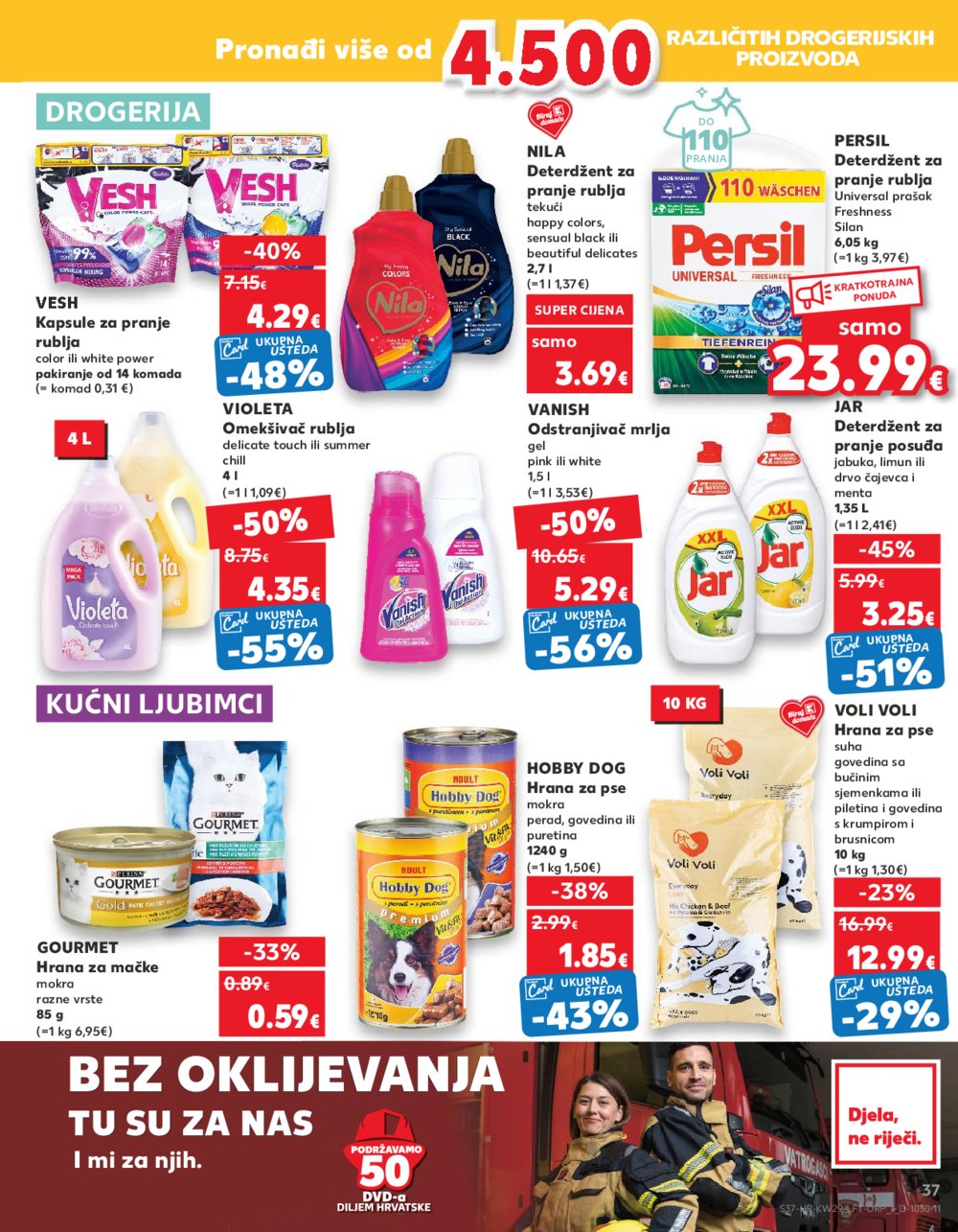 Kaufland katalog Akcija 17.07.-23.07.2024. Zadar, Šibenik, Pula, Umag, Biograd na moru, Trogir