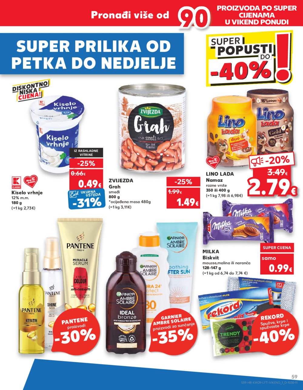 Kaufland katalog Akcija 17.07.-23.07.2024. Zadar, Šibenik, Pula, Umag, Biograd na moru, Trogir