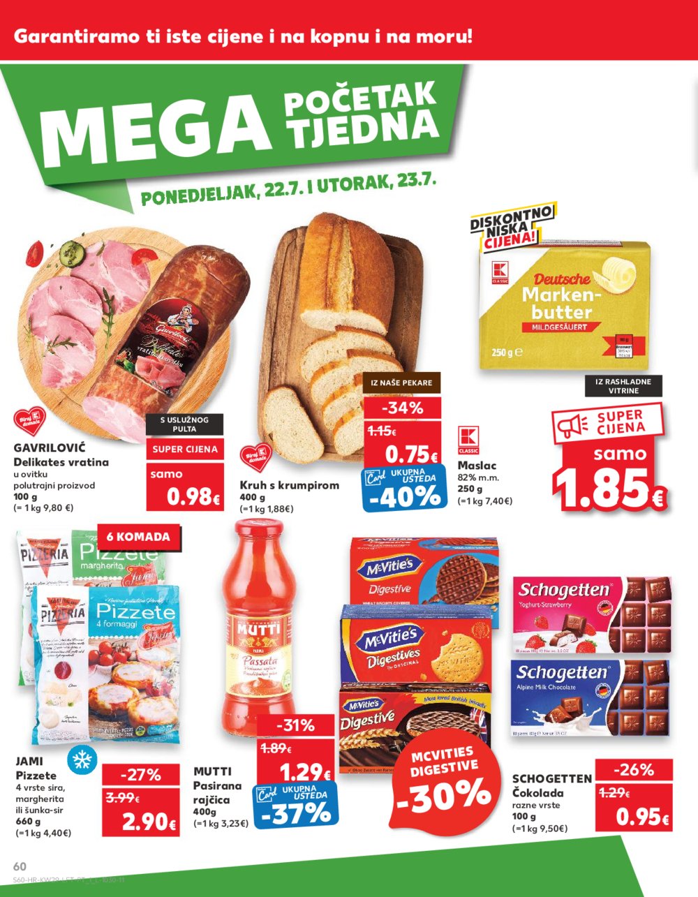 Kaufland katalog Akcija 17.07.-23.07.2024. Zadar, Šibenik, Pula, Umag, Biograd na moru, Trogir