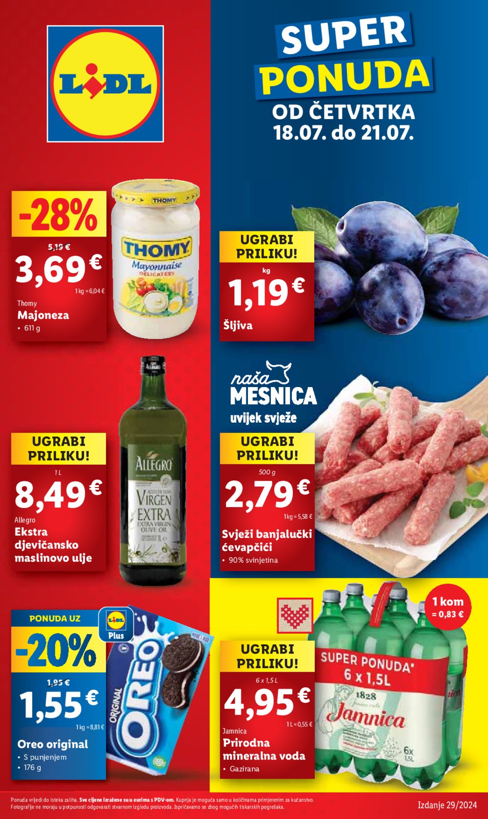 Lidl Super ponuda od četvrtka 18.07.-21.07.2024.