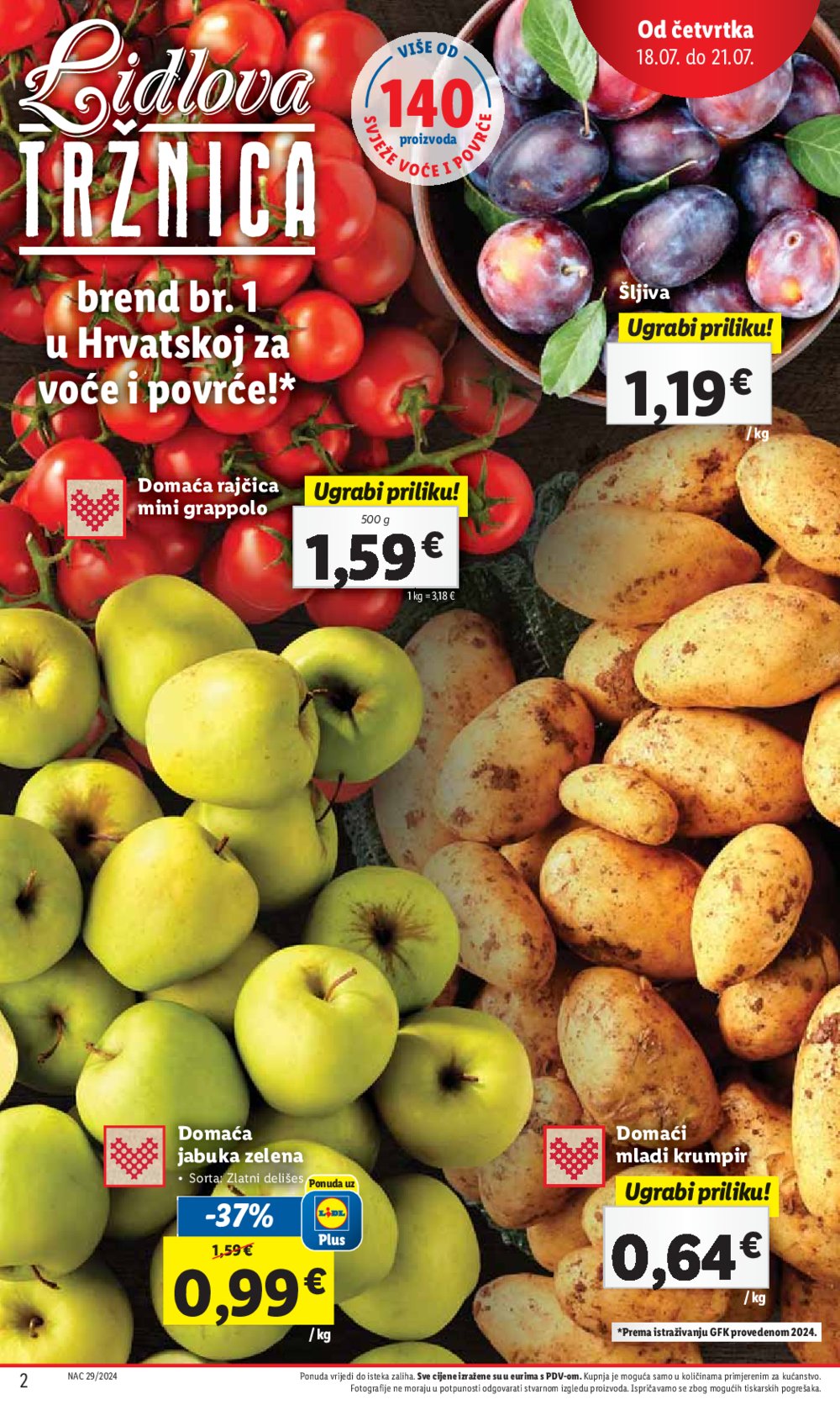 Lidl Super ponuda od četvrtka 18.07.-21.07.2024.