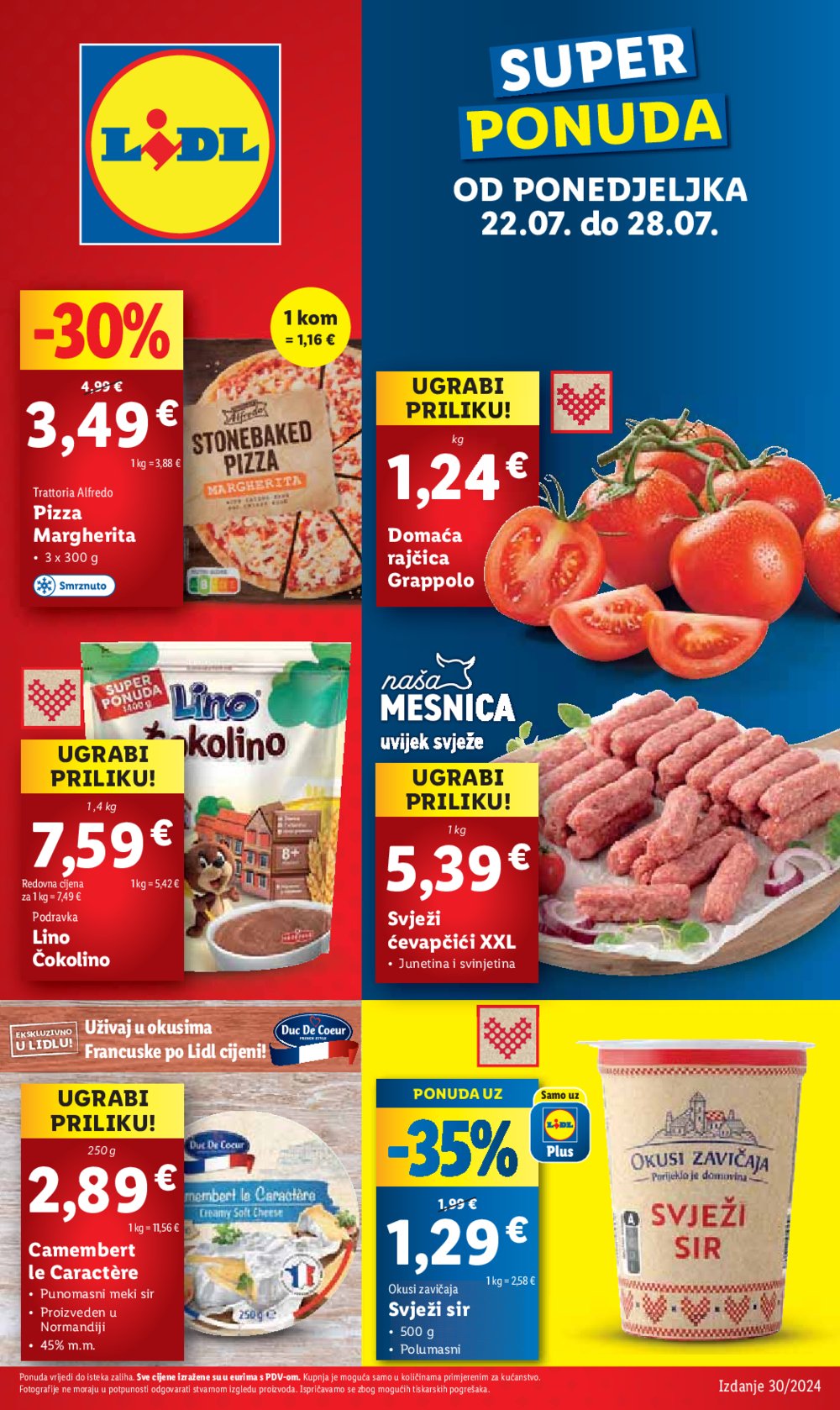 Lidl Super ponuda od ponedjeljka 22.07.-28.07.2024.