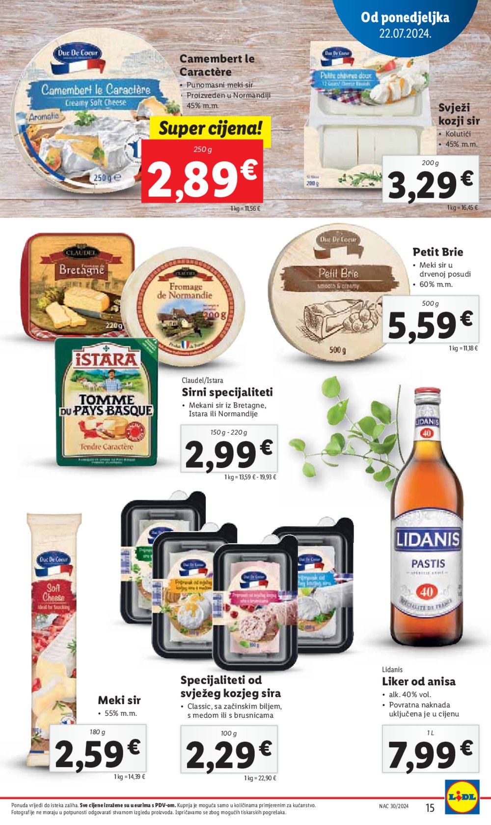 Lidl Super ponuda od ponedjeljka 22.07.-28.07.2024.